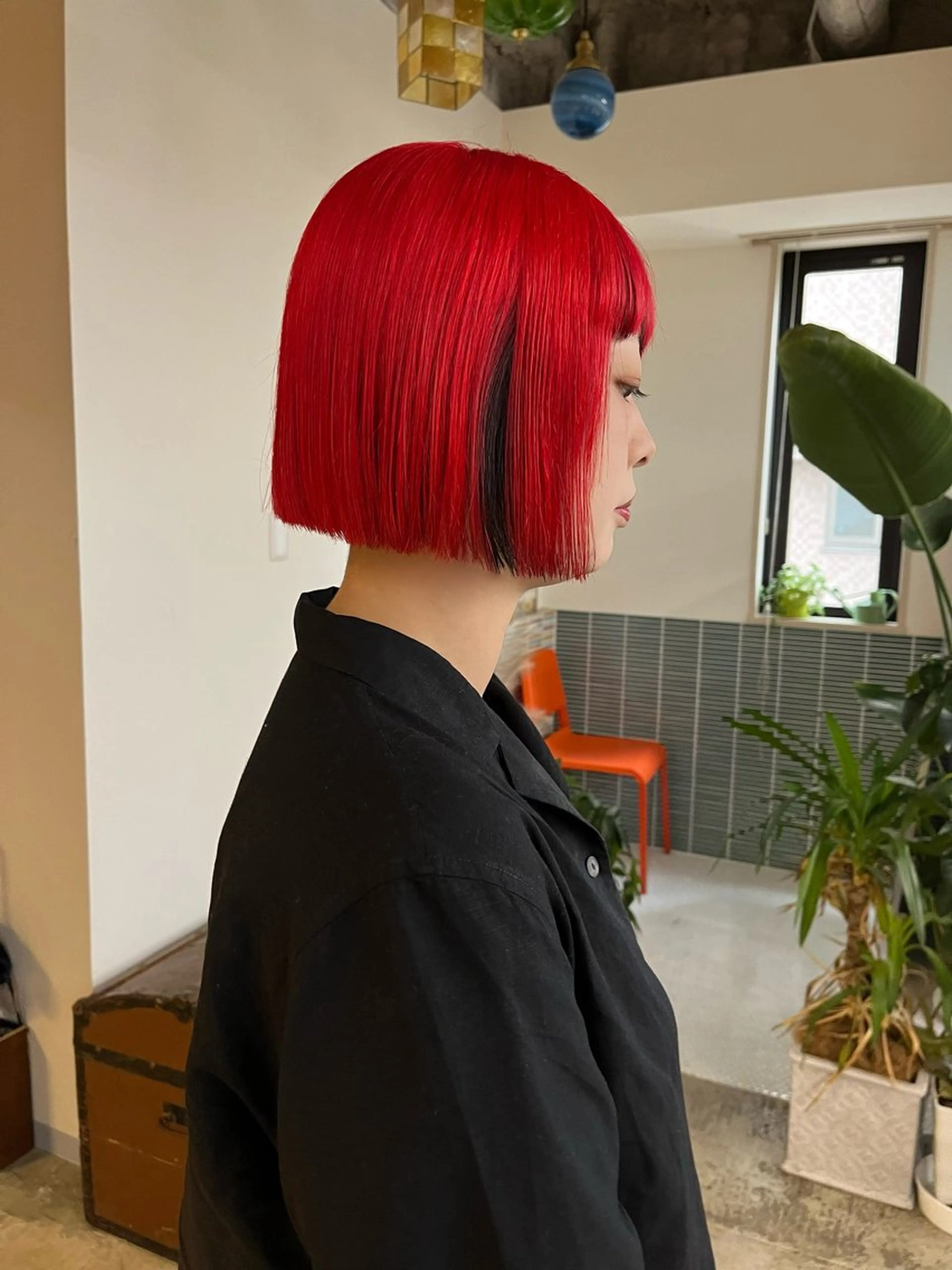 ミディアム カラー ブリーチ ボブ カット ヘアカラー トリートメント 🩷ハイトーン透明感 レイヤー🩷ユリカのヘアスタイル