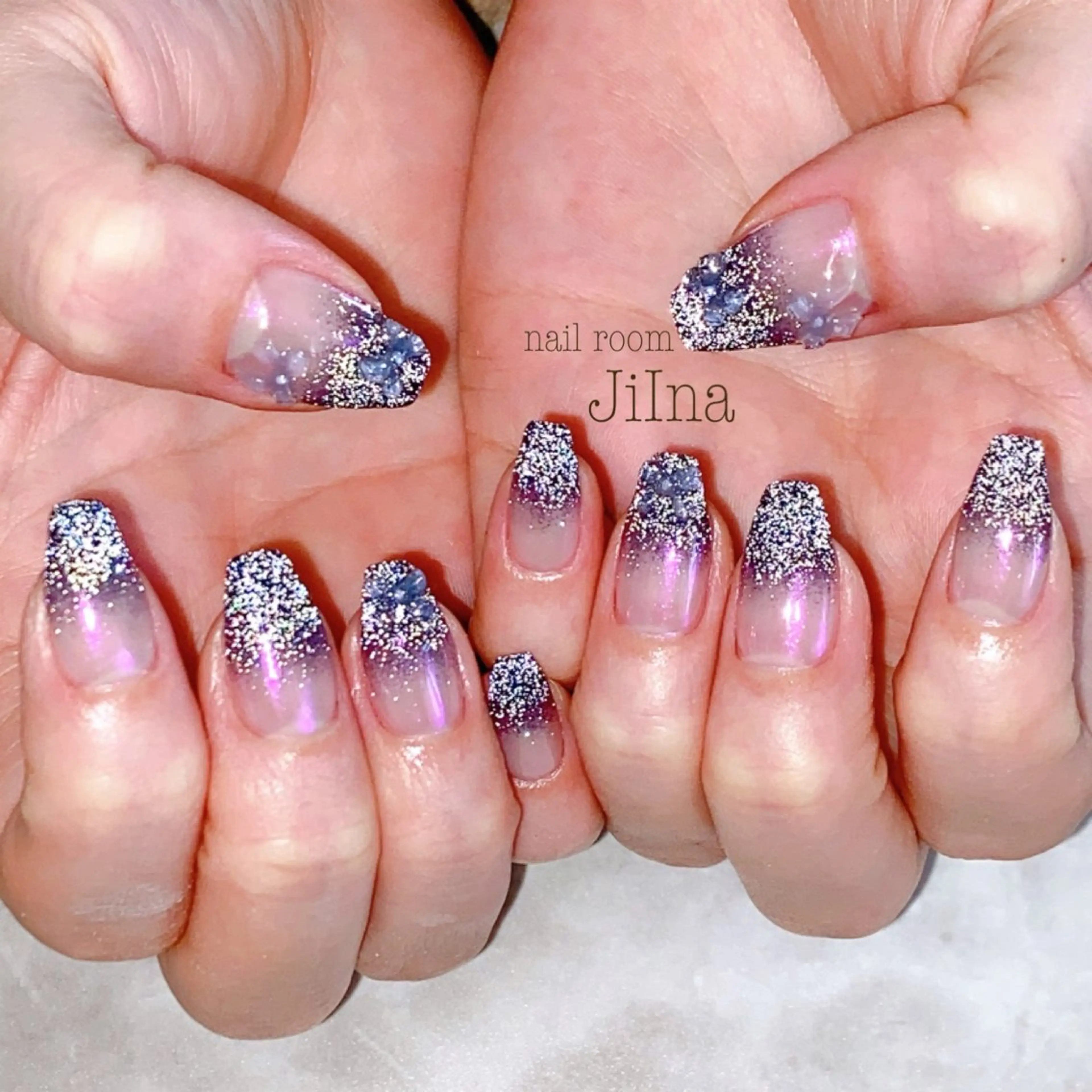 ネイル 持ち込み JiIna nailのネイルデザイン