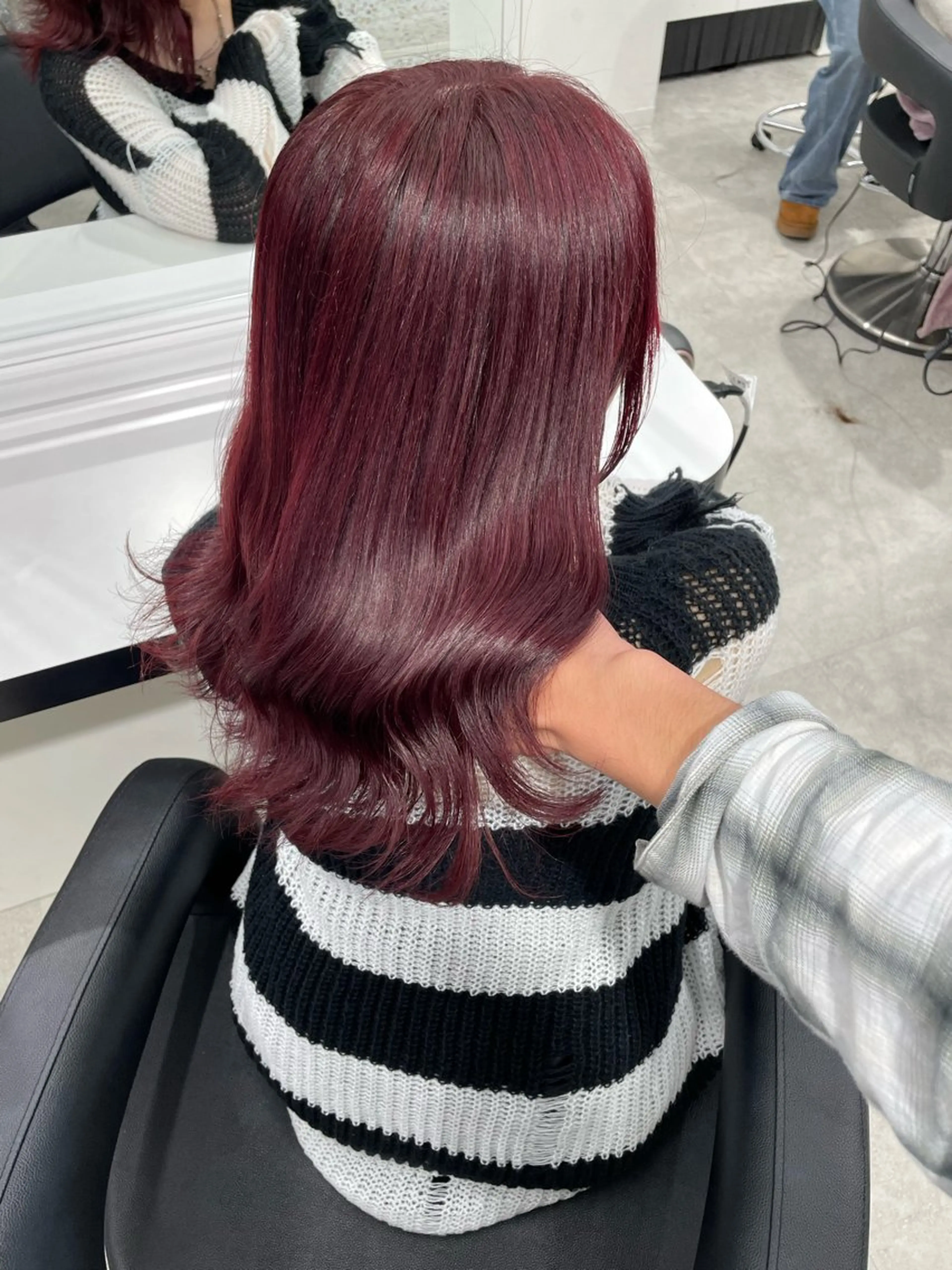 ロング カラー エフェクトブリーチ／ レイヤーカット／翔のヘアスタイル