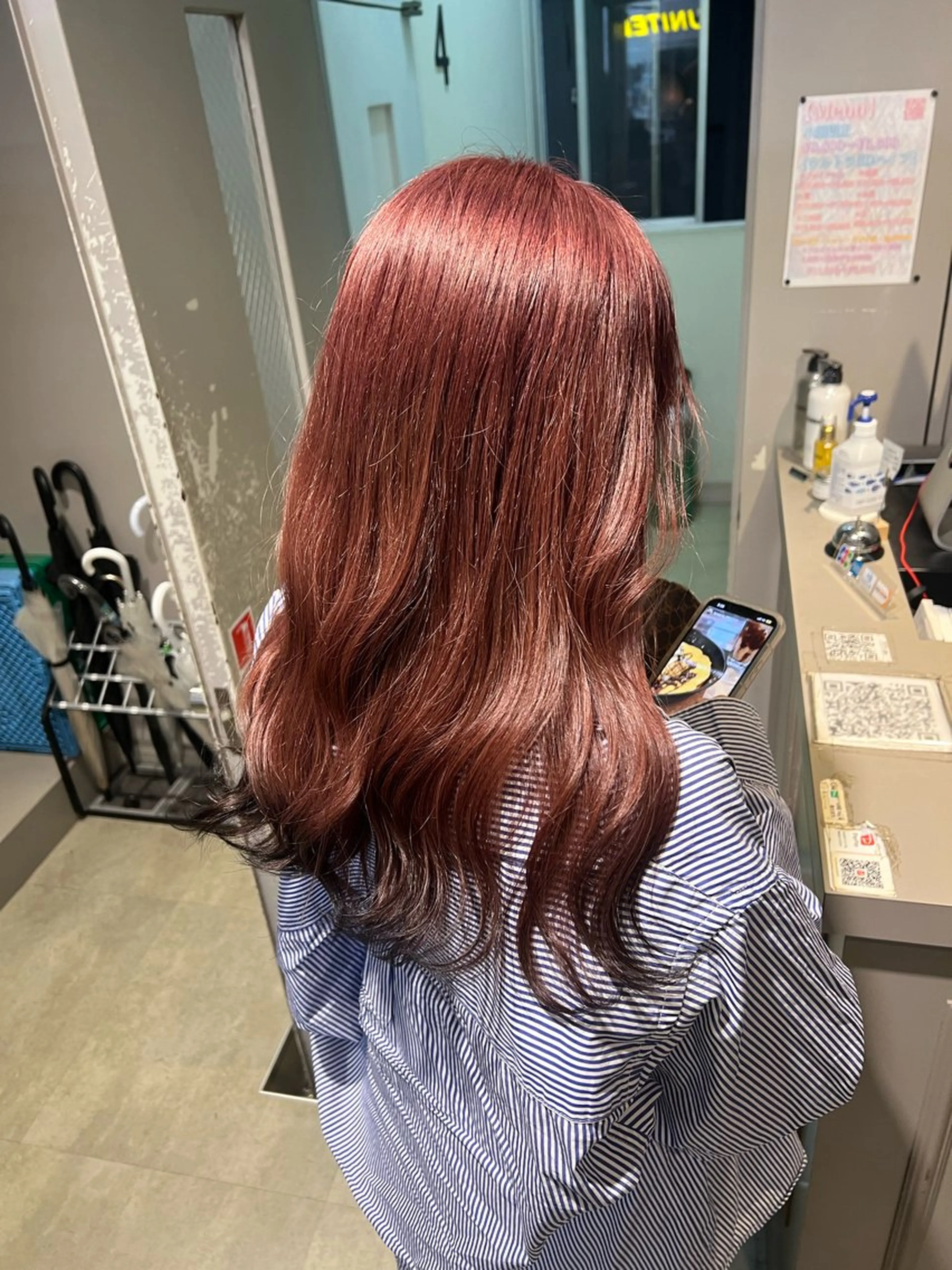 ロング カラー ヘアカラー 韓国レイヤーカット /REIのヘアスタイル