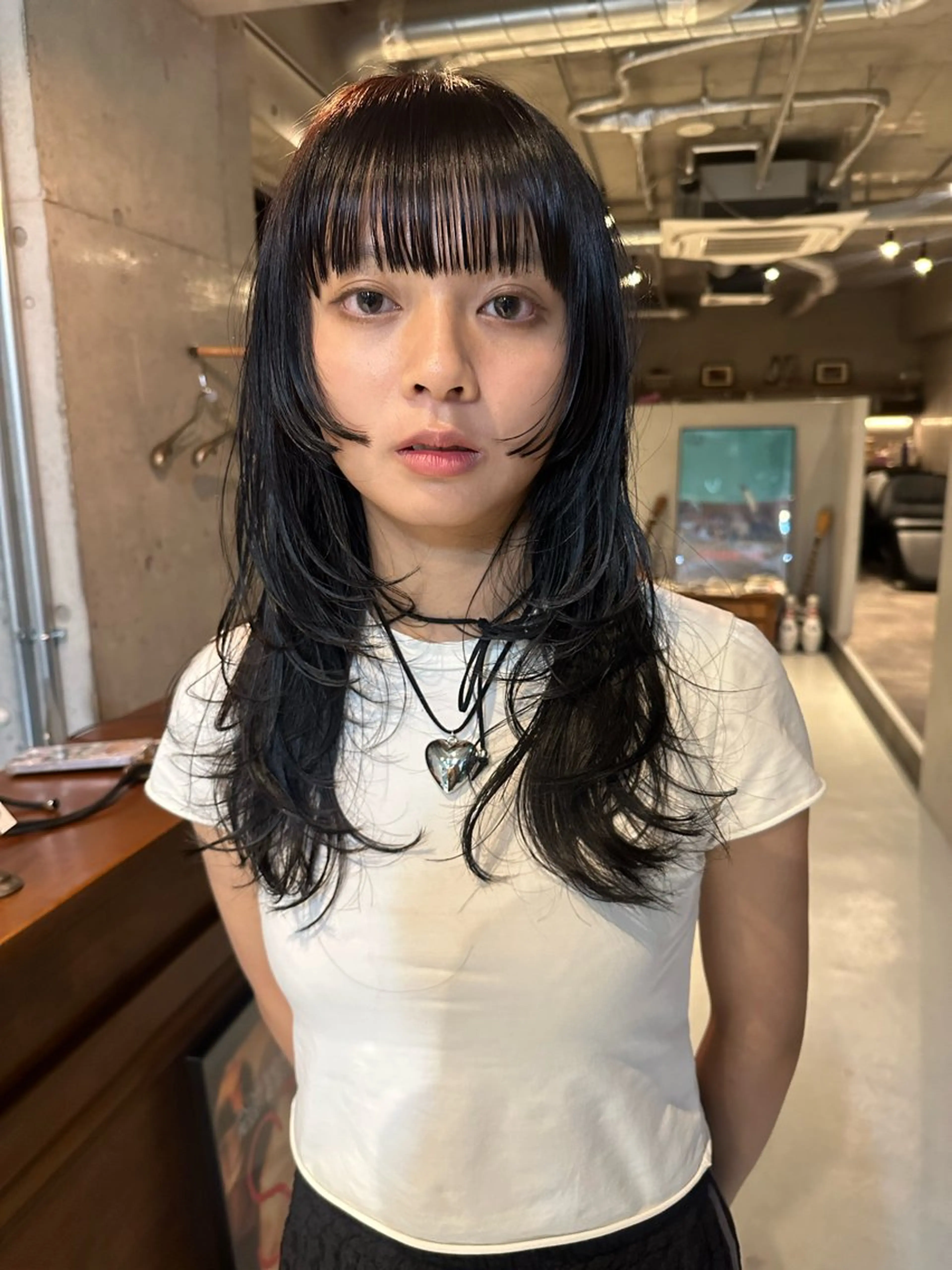 レイヤーカット+カラー+2stepトリートメント【ウルフカット】の写真