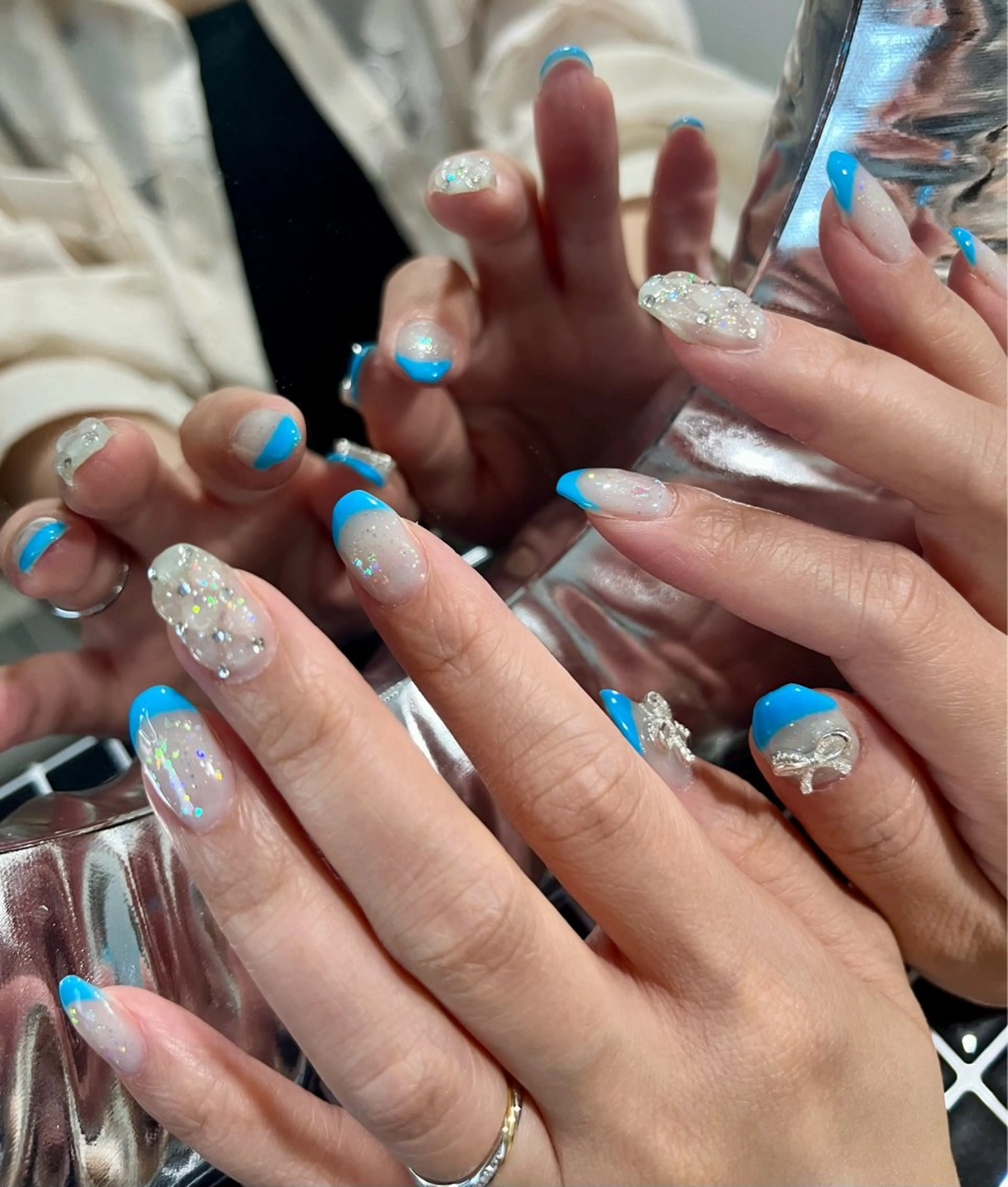 ネイル アートネイル フレンチネイル ハンドネイル NailByua 武蔵新城徒歩4分のネイルデザイン