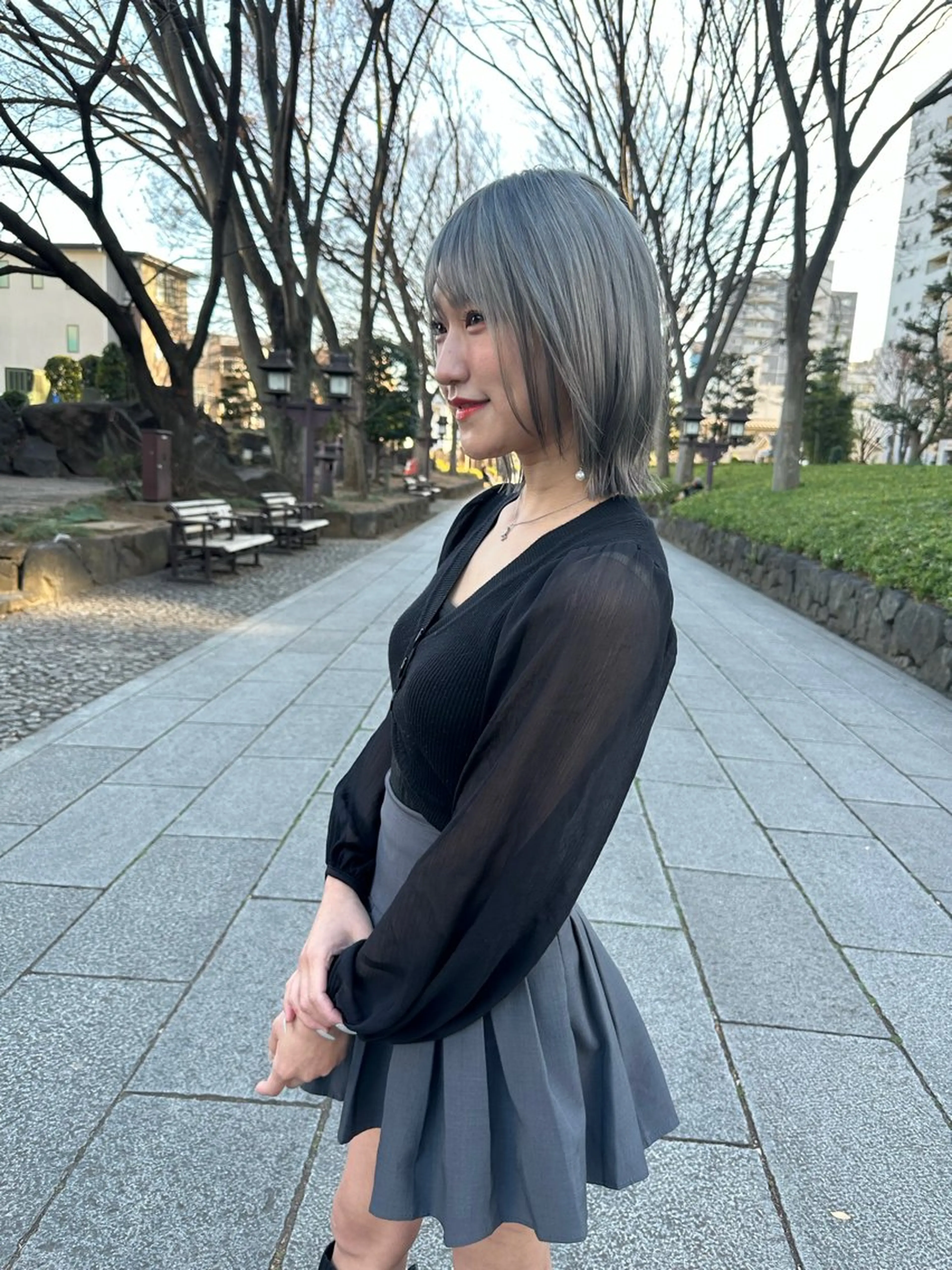 ショート ボブ 韓国風ヘア 小顔カット カット ヘアカラー トリートメント ヘッドスパ taiga ショート /レイヤー/矯正🌈のヘアスタイル