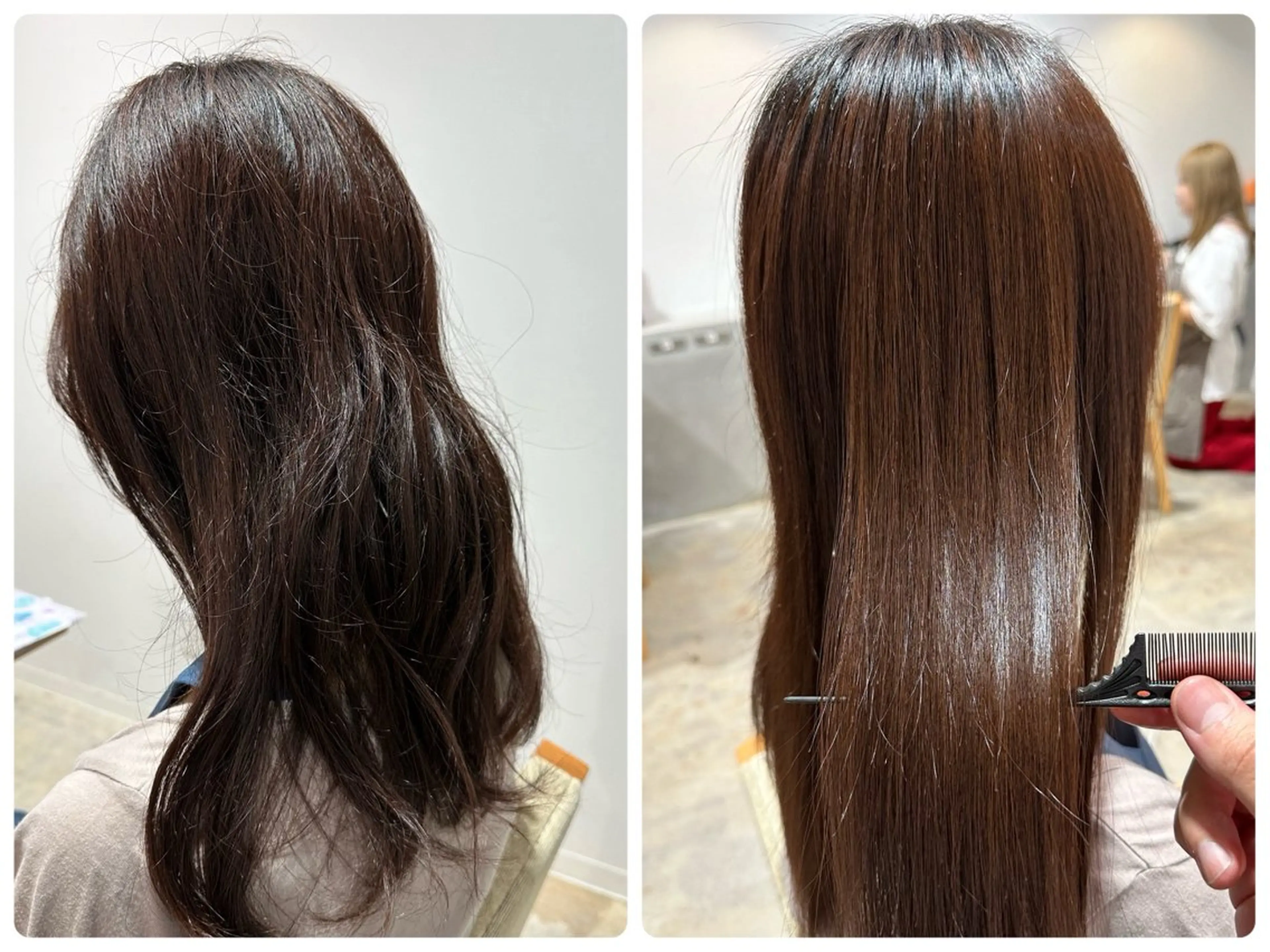 ロング カット 縮毛矯正 collet Gigi所属・倉澤 星凪のヘアスタイル