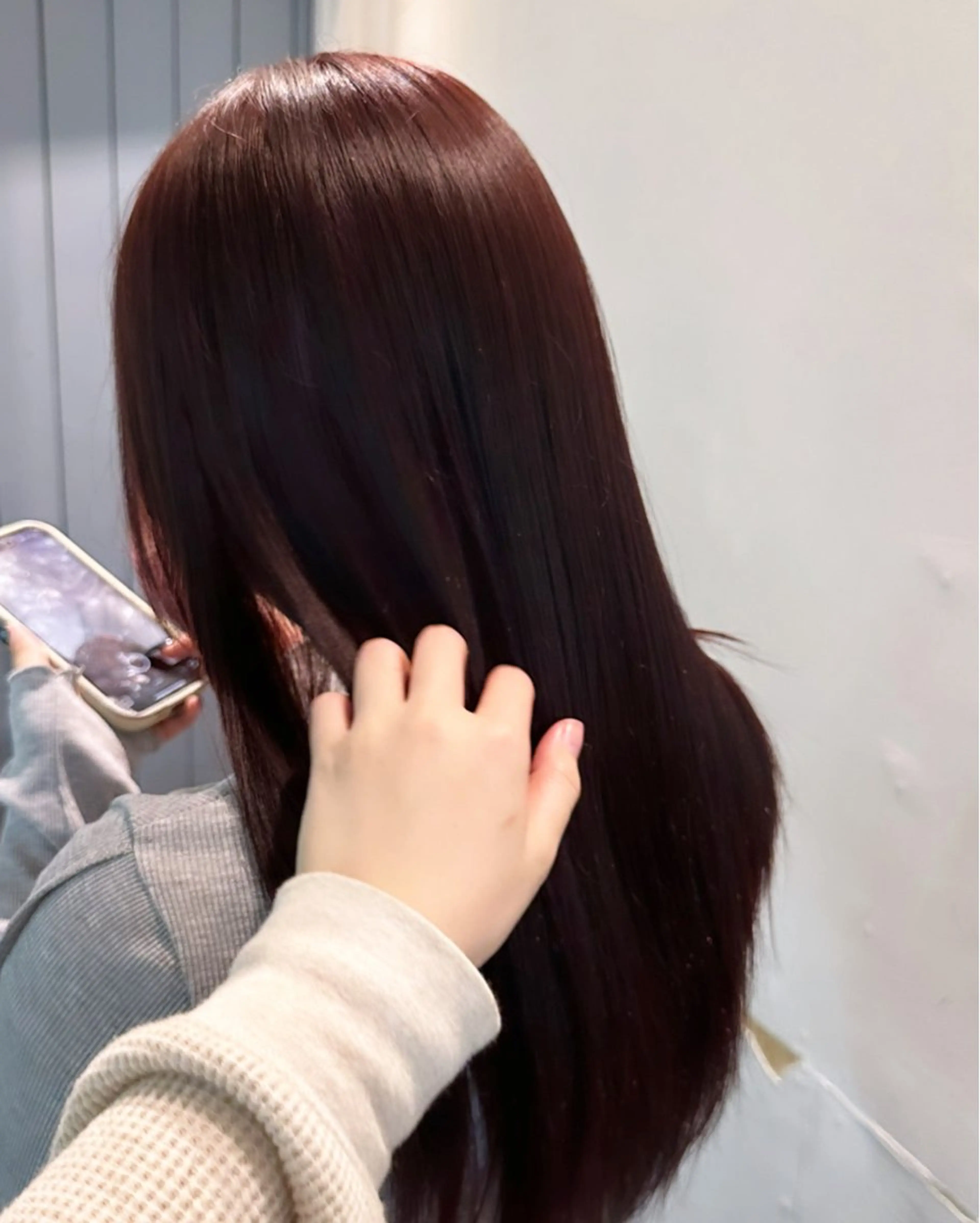 カラー noa / 郡山ボブ /透明感カラー🤍のヘアスタイル