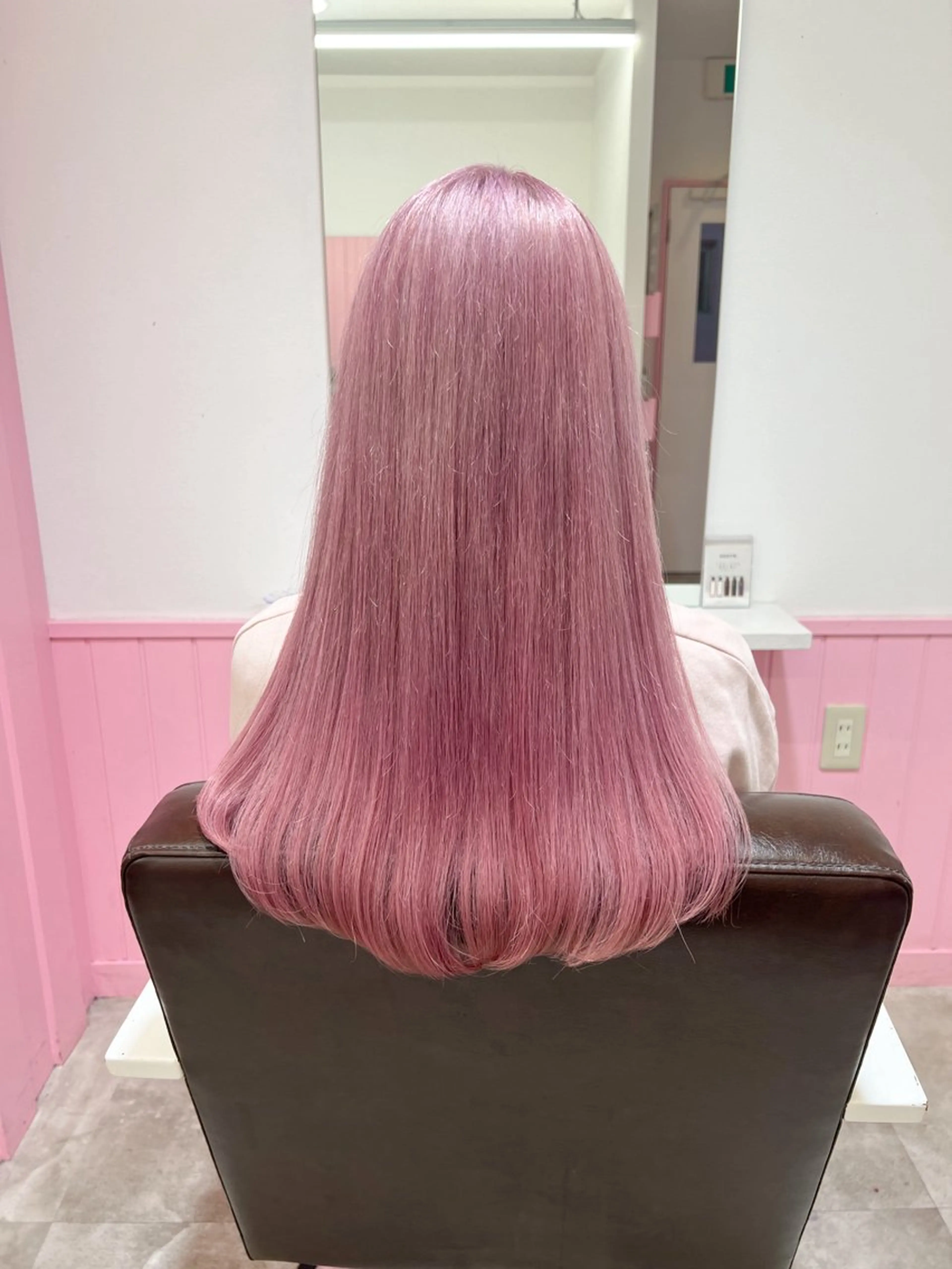 ロング カラー ヘアカラー トリートメント 🎀ダブルカラー/ ピンク×ガーリー🎀のヘアスタイル