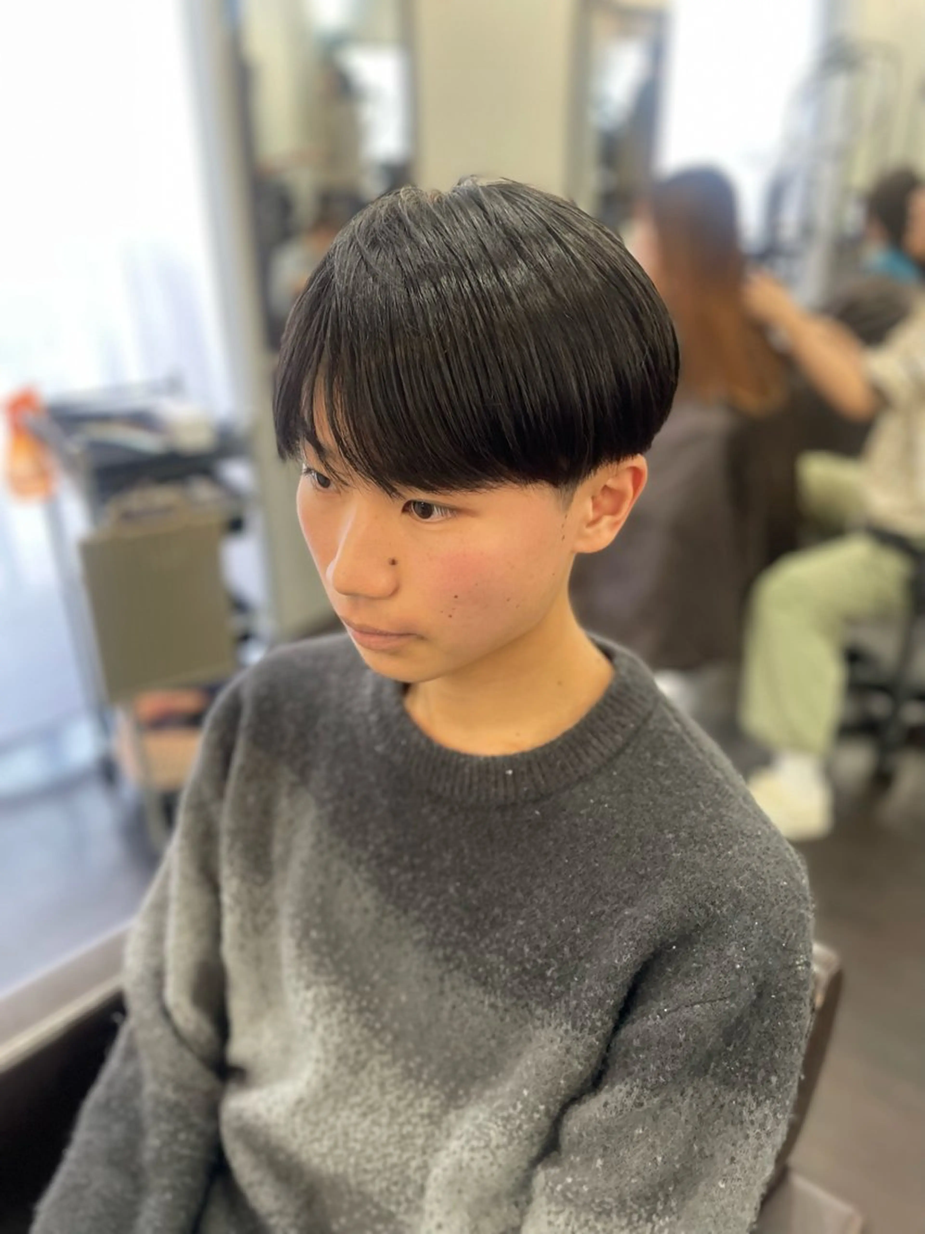 メンズ カット 艶・暖色カラー/ メンズ/名駅/ユキハのヘアスタイル