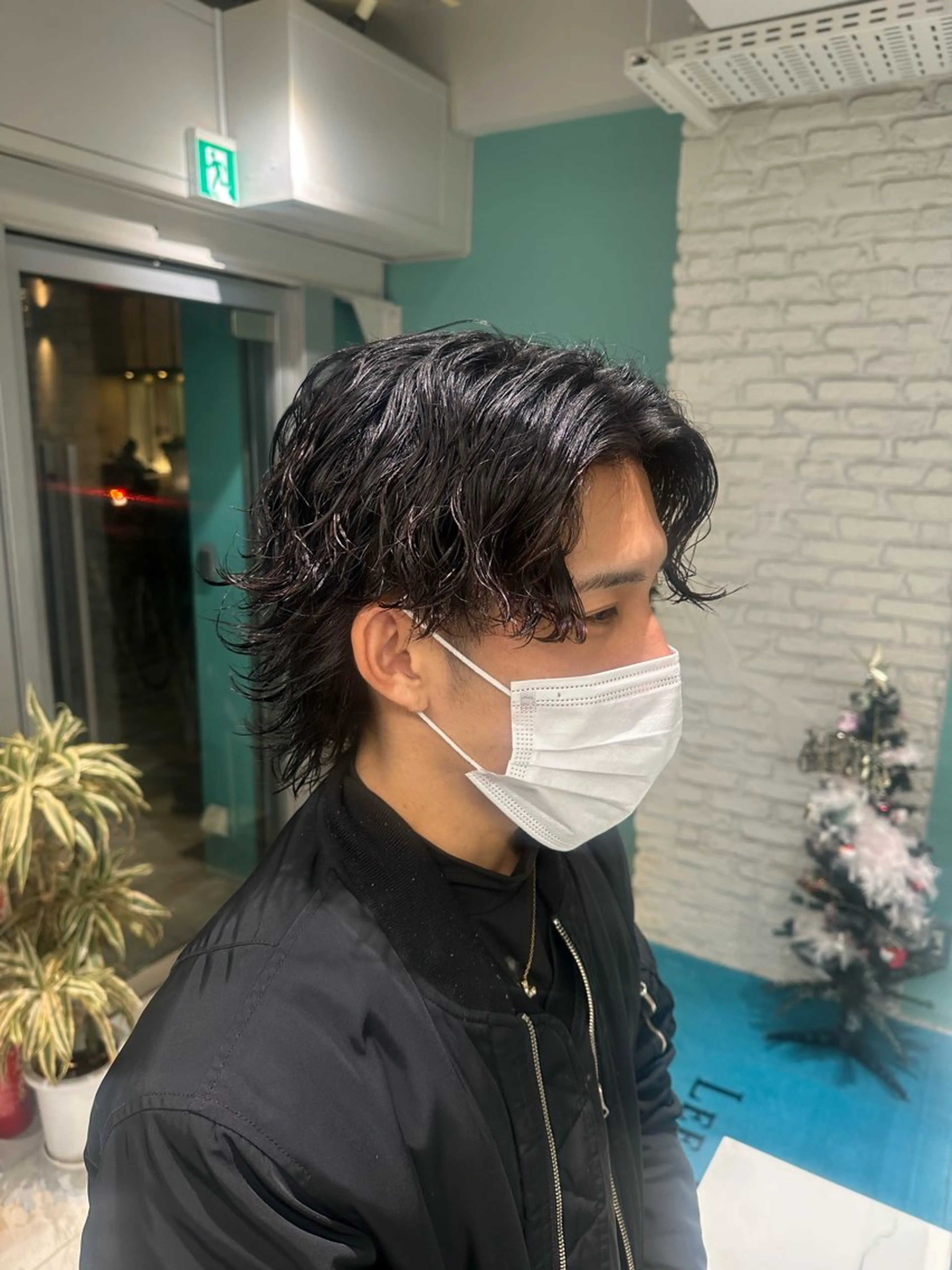 セミロング パーマ セミロングパーマ パーマ LeeHorie MIUのヘアスタイル