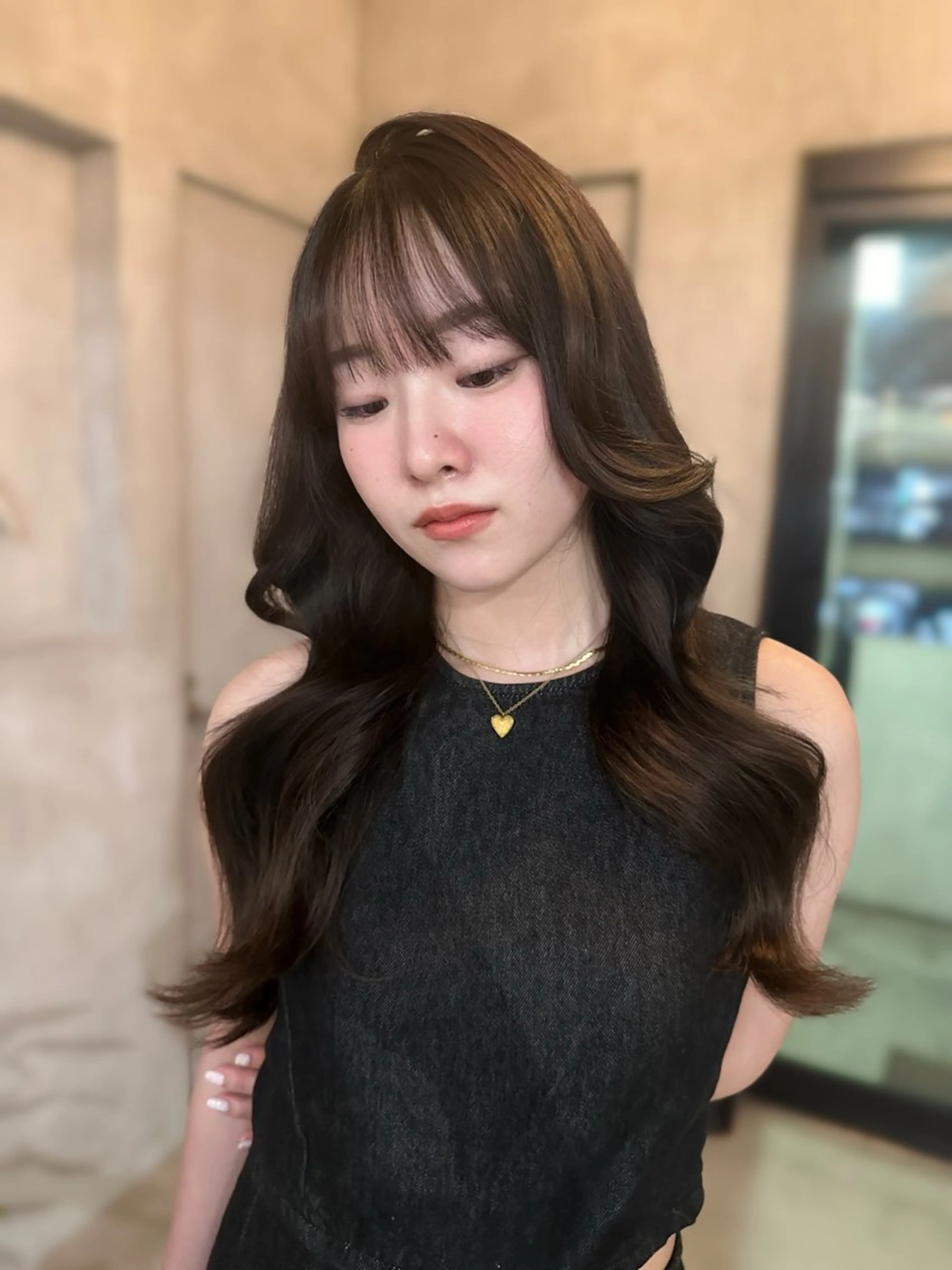ロング カラー 上野/韓国hair 🤍MOEKA🤍のヘアスタイル