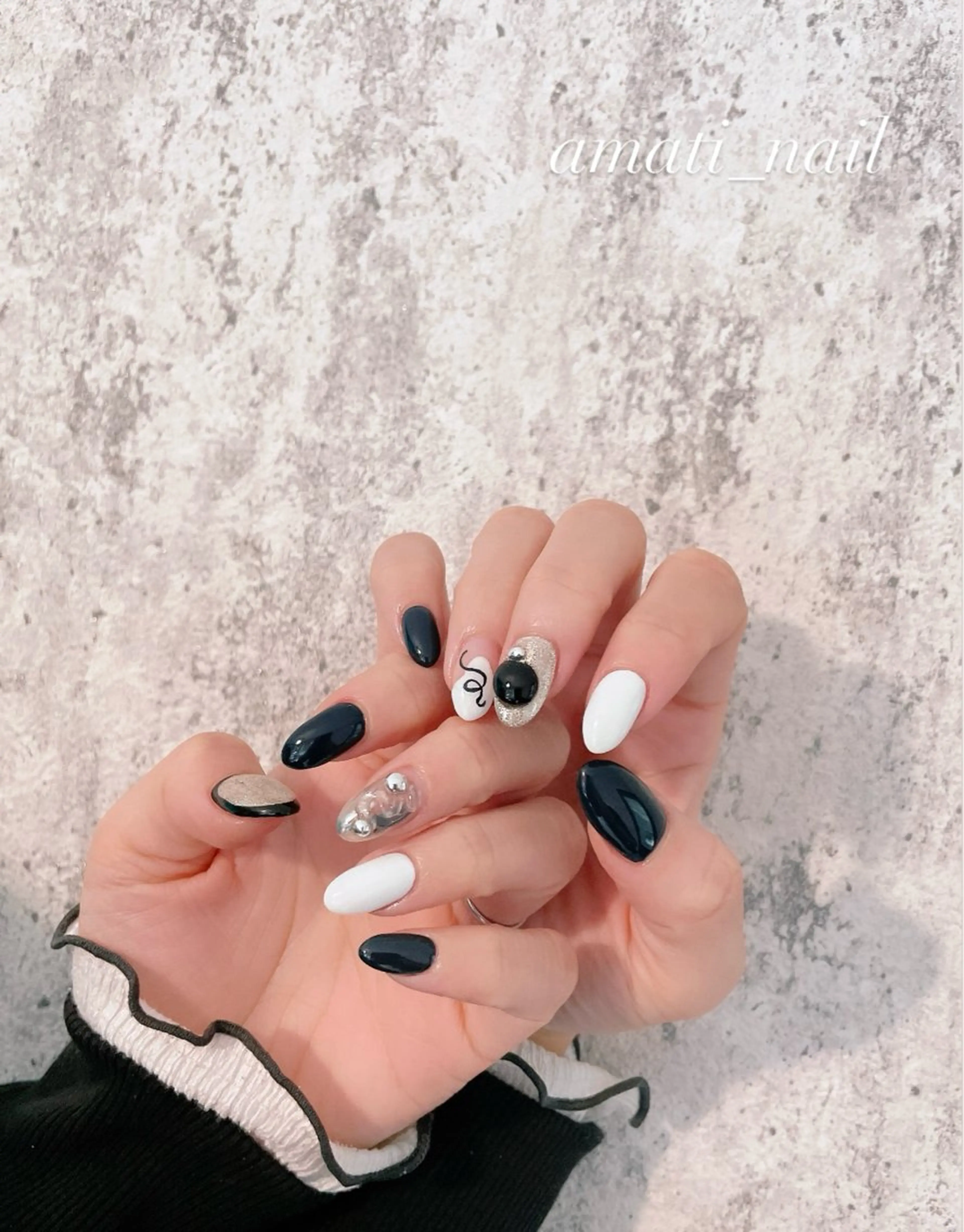 ネイル フットネイル ジェルネイル マグネットネイル ミラーネイル ニュアンスネイル ハンドネイル amati_nail TAKAKOのネイルデザイン