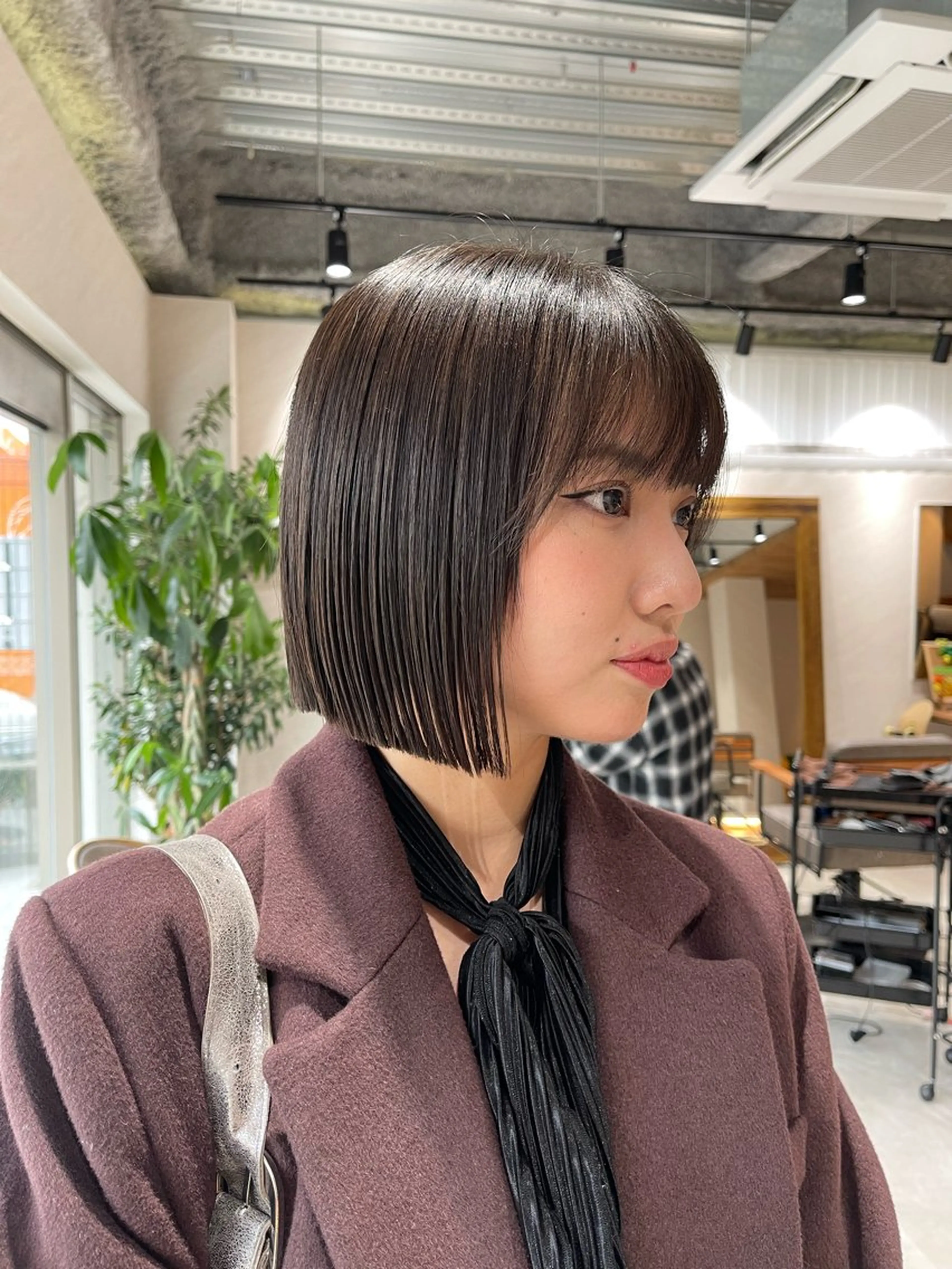 ミディアム ボブ カット トリートメント 🩵ボブ/レイヤー /髪質改善🩵のヘアスタイル