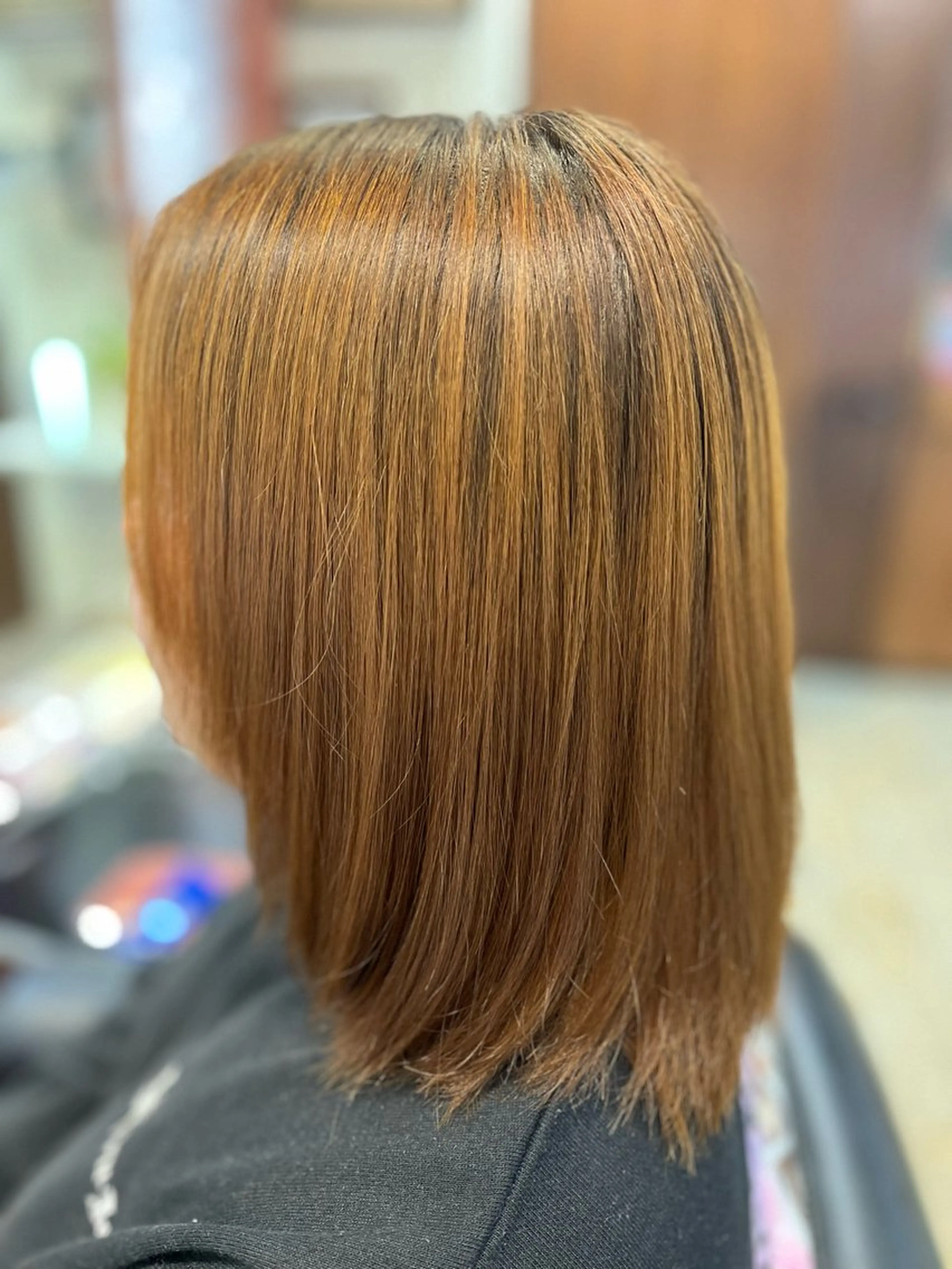 ミディアム パーマ 縮毛矯正 エル美容室所属・織田 英之のヘアスタイル