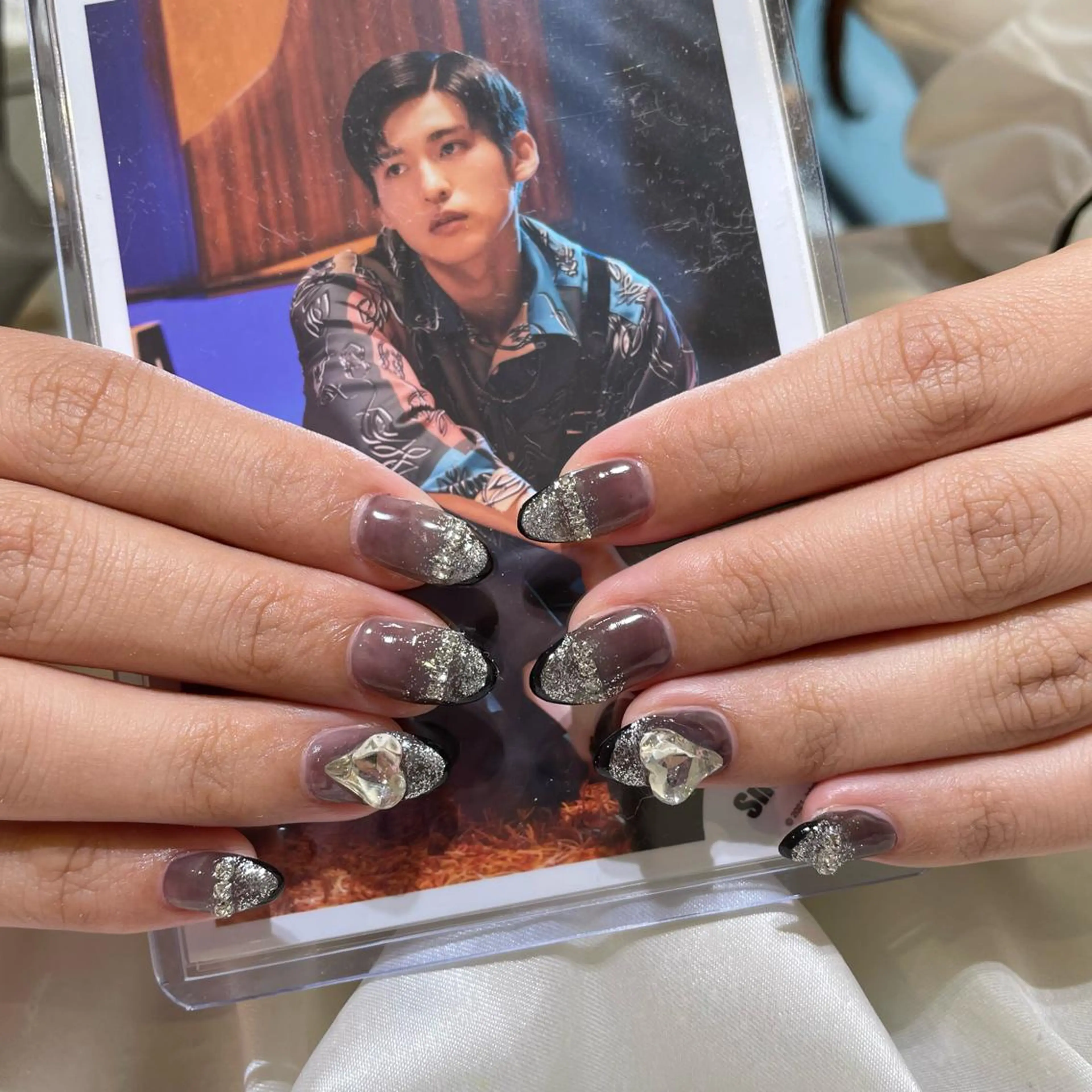 ネイル ガーリー 韓国ネイル マグネットネイル ミラーネイル ニュアンスネイル classic 新横浜所属・山田 暉のネイルデザイン