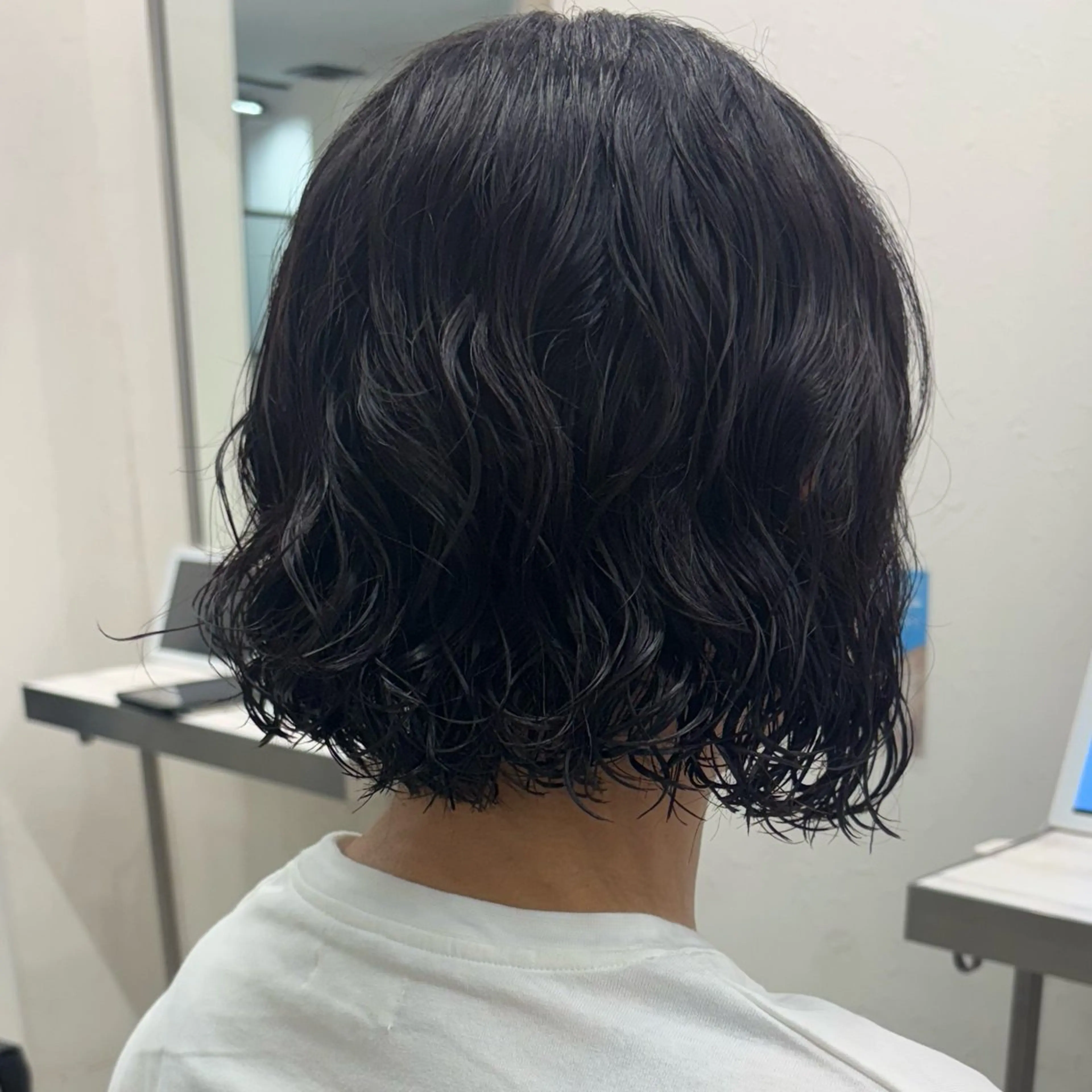 ショート パーマ 髪質改善ストレート /暖色カラー🎀🪞のヘアスタイル