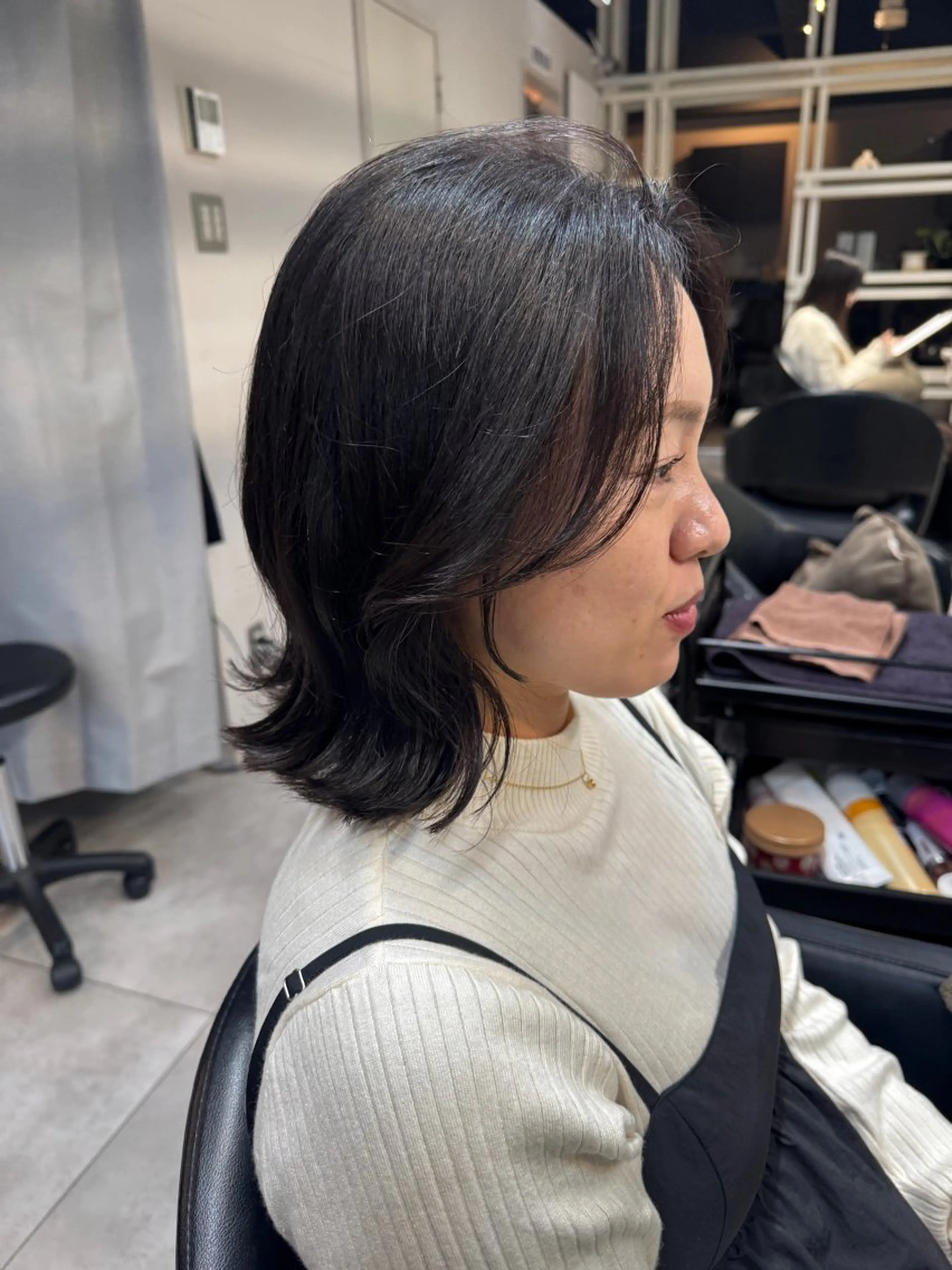 ミディアム くびれヘア カット Dxxxx III所属・女性目線の大人 メンズ*Ayakaのヘアスタイル