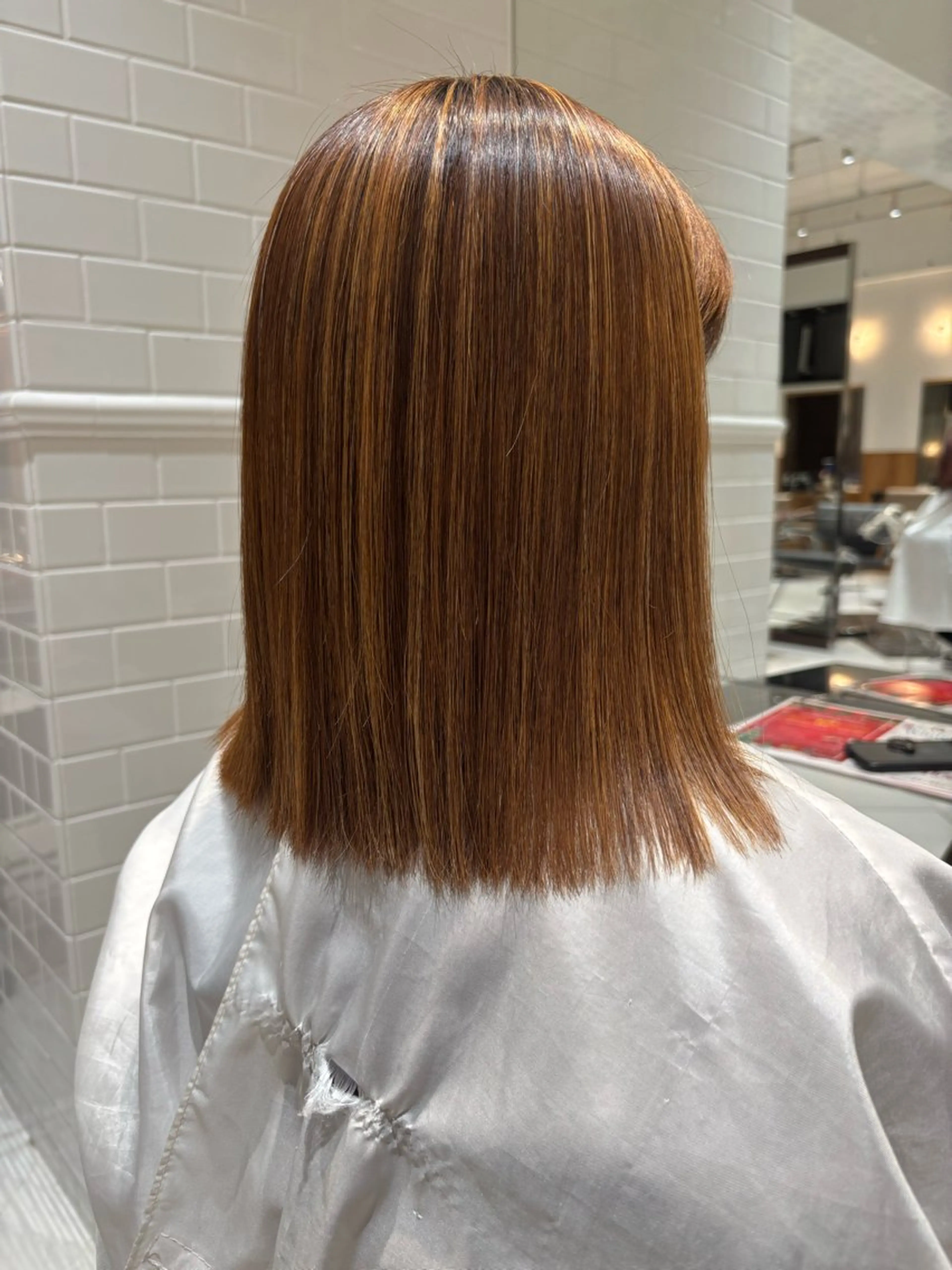 ミディアム 古屋 樹のヘアスタイル