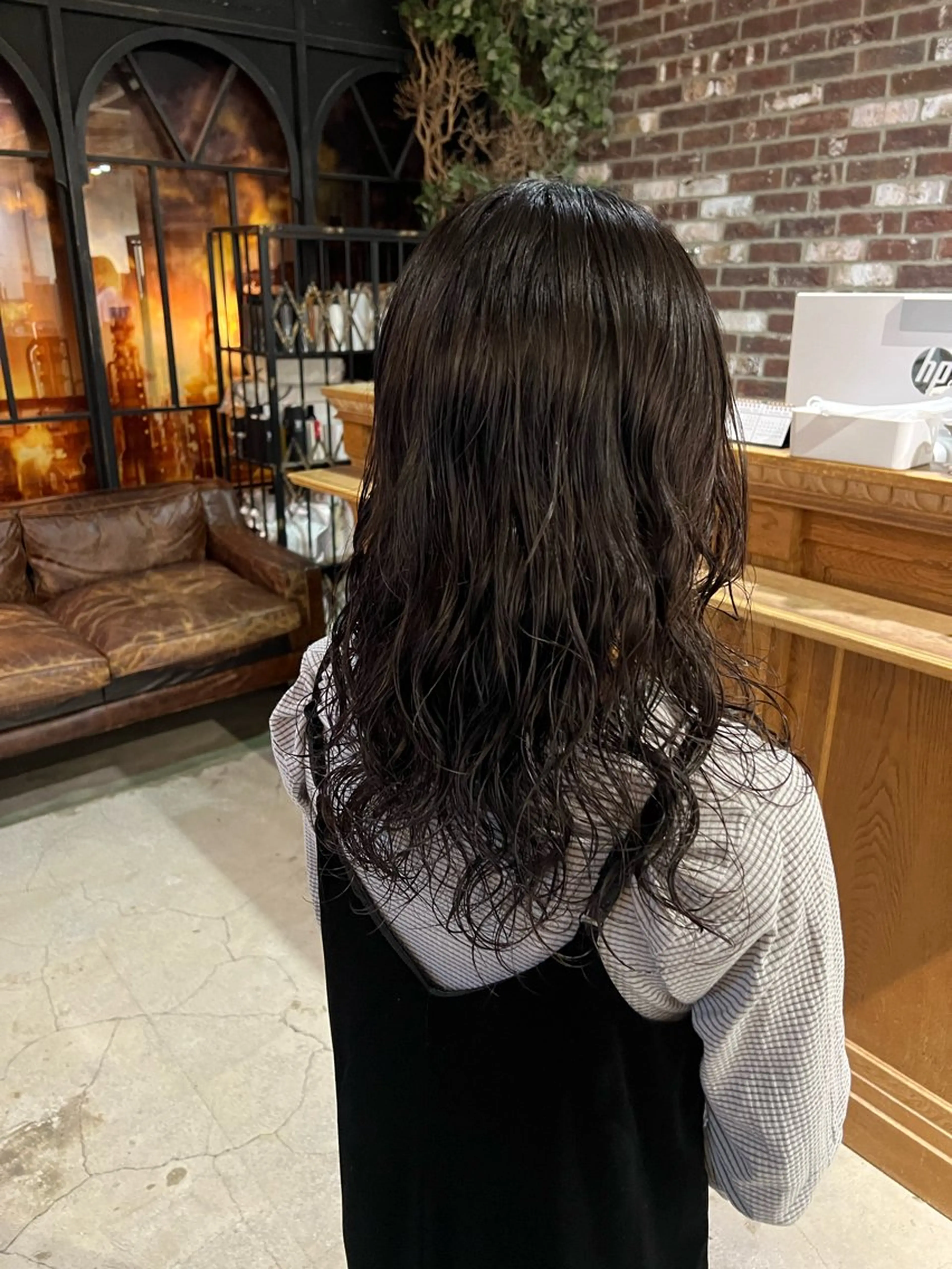 ロング パーマ マスダ ミウのヘアスタイル