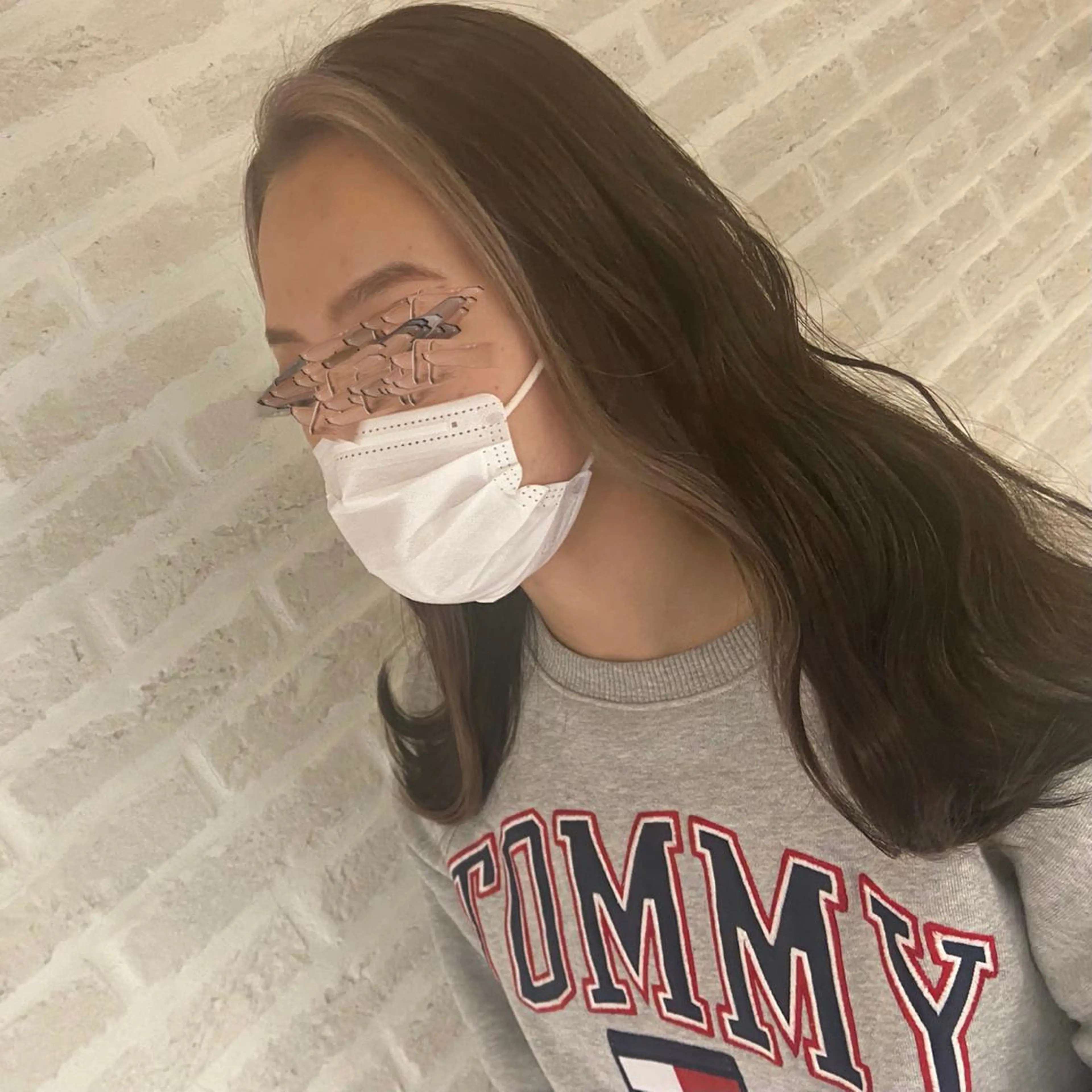 ロング カラー ヘアアレンジ ブリーチ 透明感カラー 米村（北岡）慶子 お店変わりました！のヘアスタイル