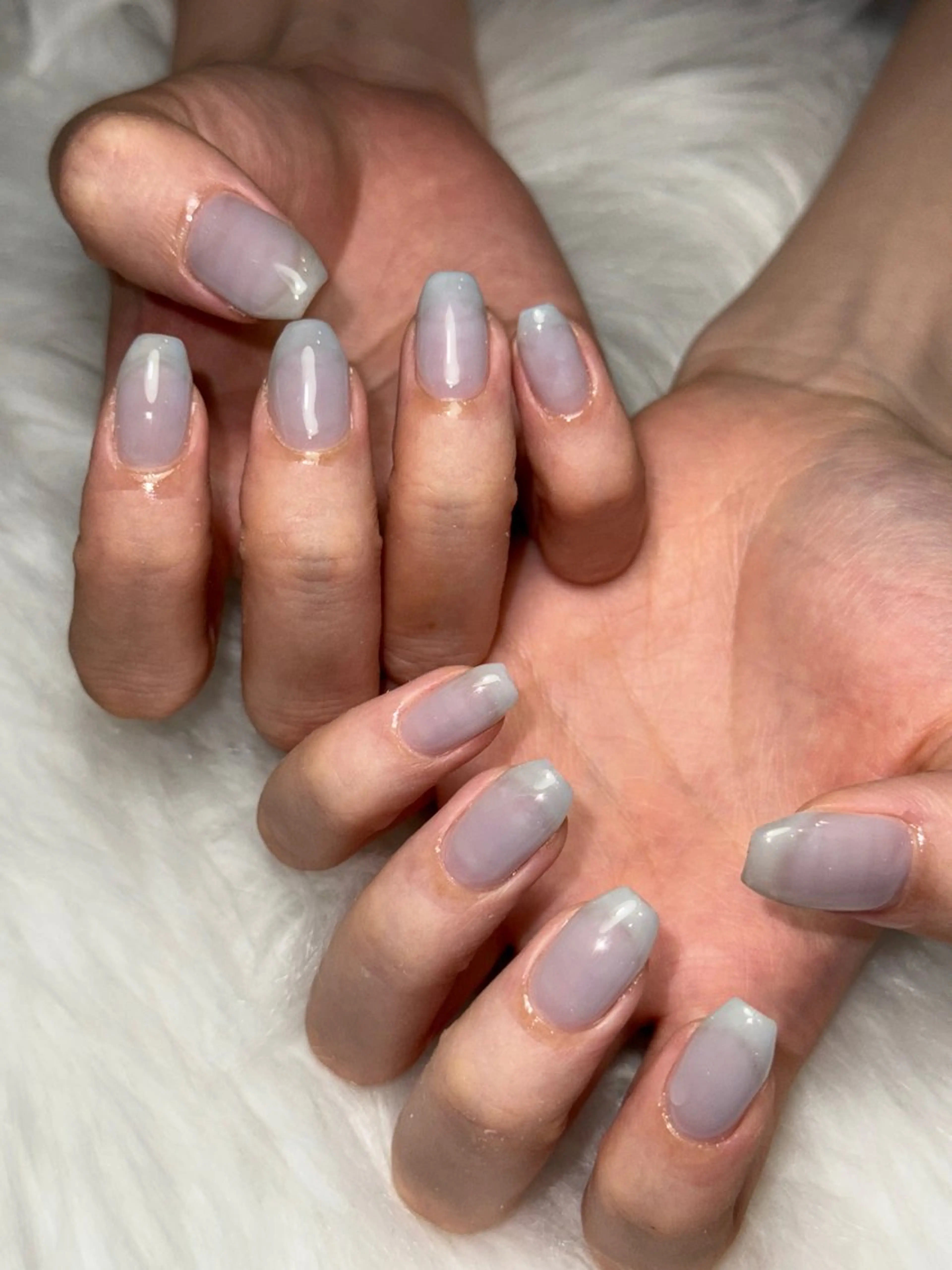 ネイル ワンカラーネイル Momoka 🍑🎀のネイルデザイン