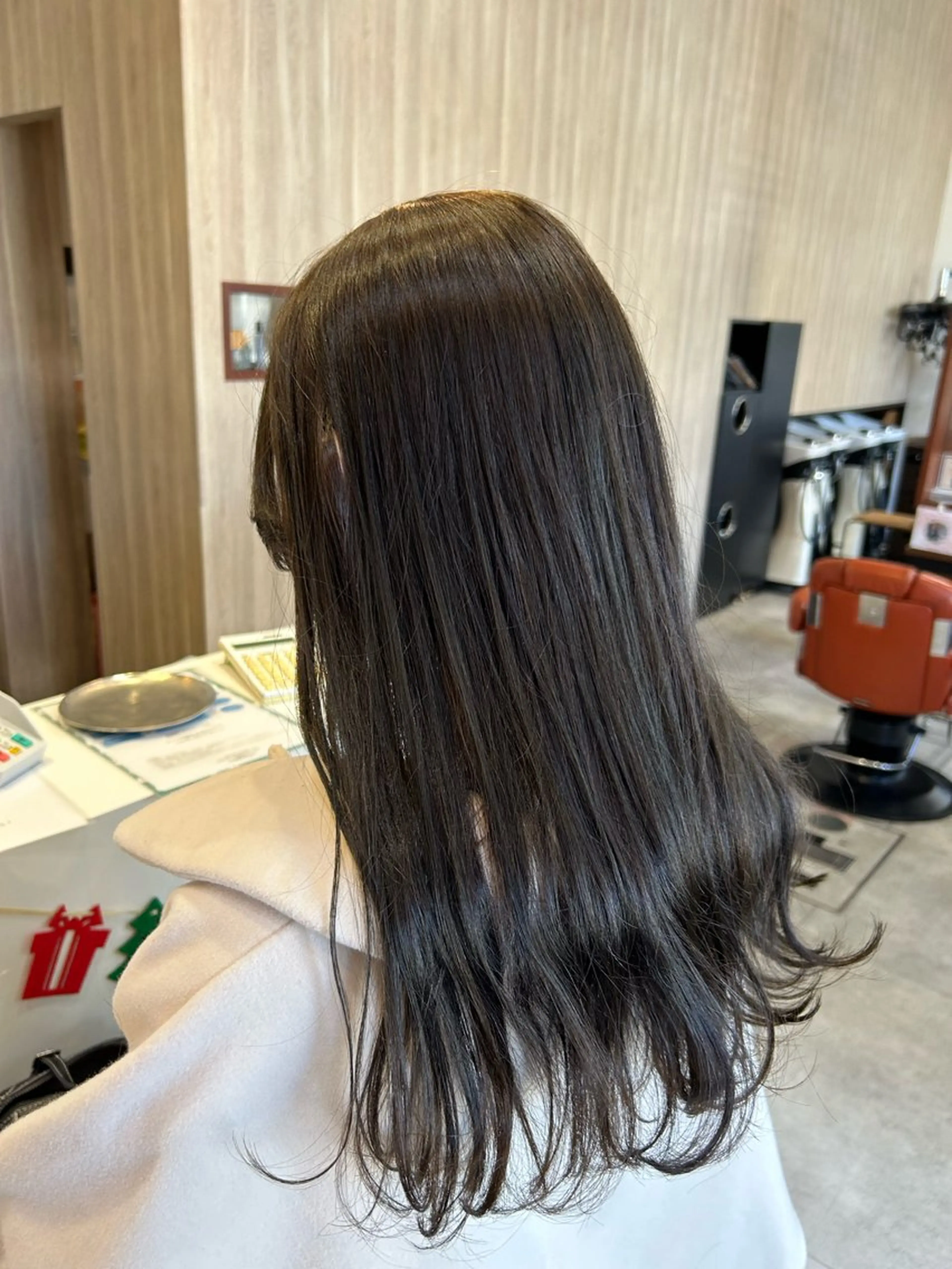 カラー ブラウンカラー 透明感カラー オリーブブラウン 赤池駅/韓国カラー saki🎀のヘアスタイル