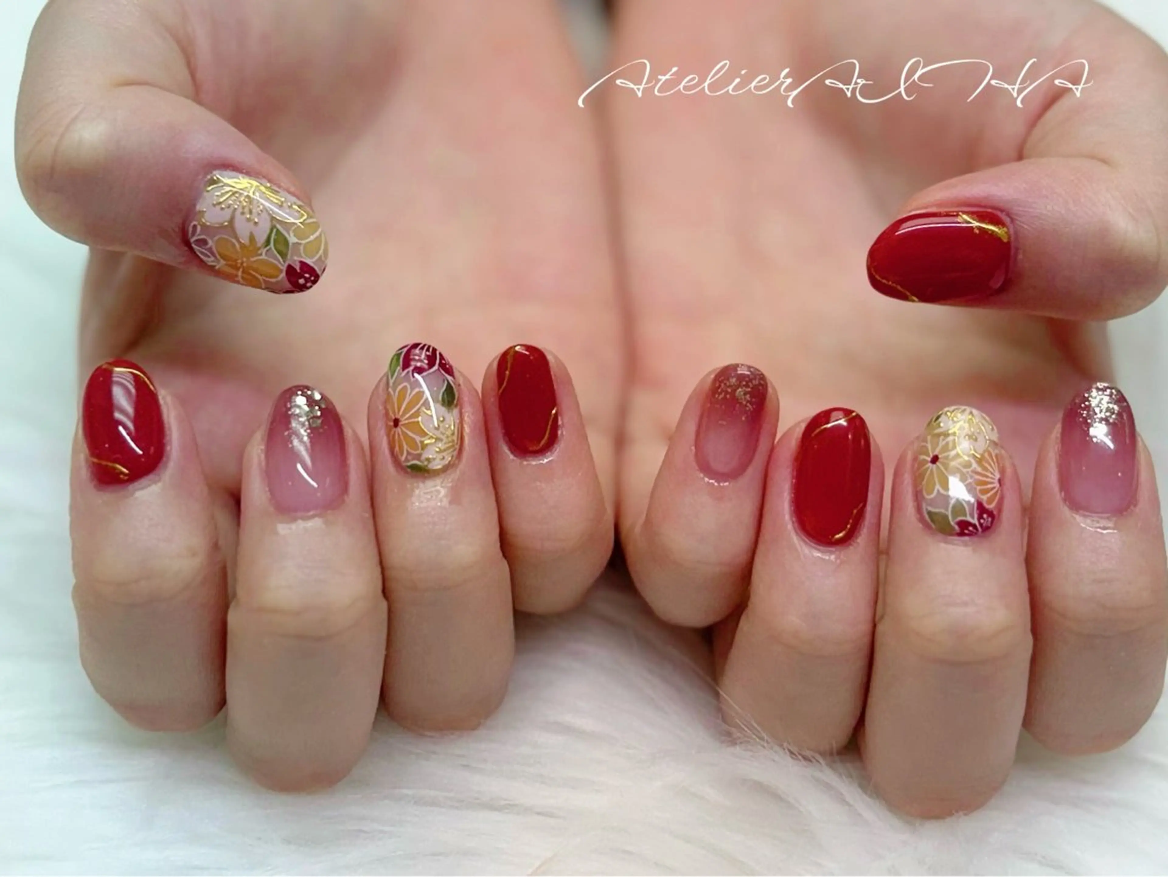 ネイル ハンドネイル アトリエAIHA所属・アトリエAIHA★ フィルイン推奨サロンのネイルデザイン
