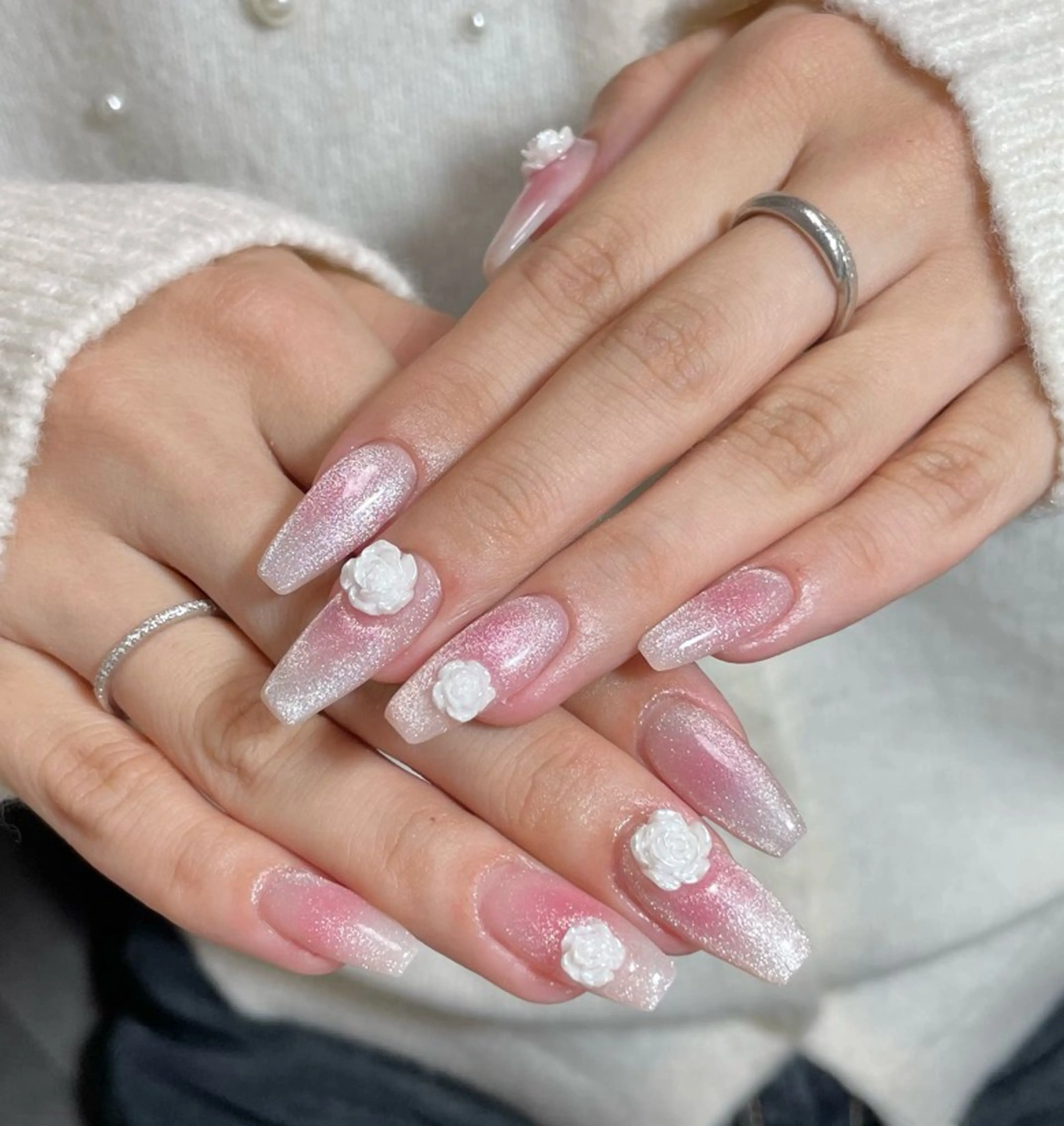 ネイル ハンドネイル ハンドケア 🍑 momo_nailのネイルデザイン