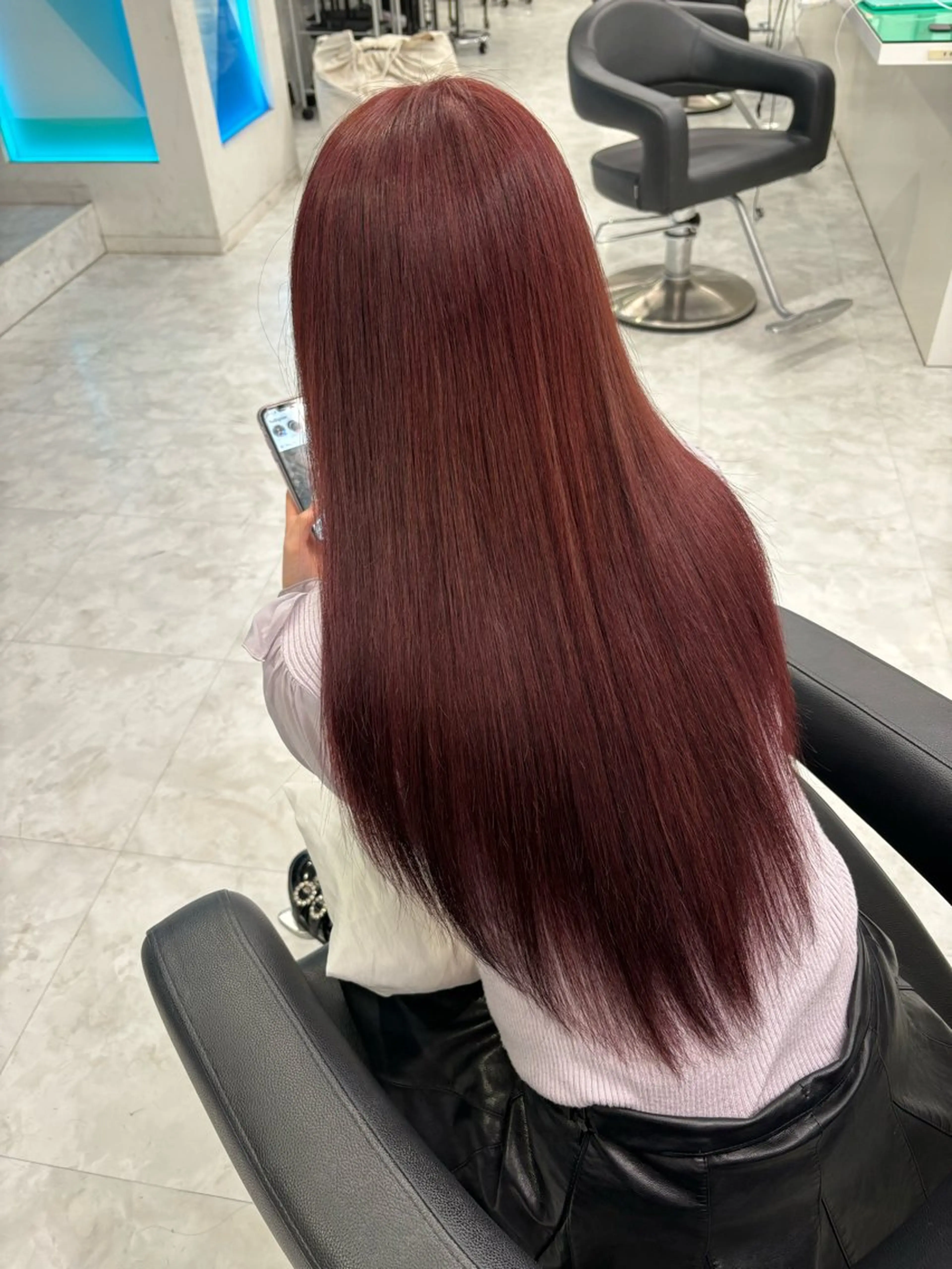 ロング ガーリー♡女の子っぽ ヘア♡ピンクカラー♡のヘアスタイル