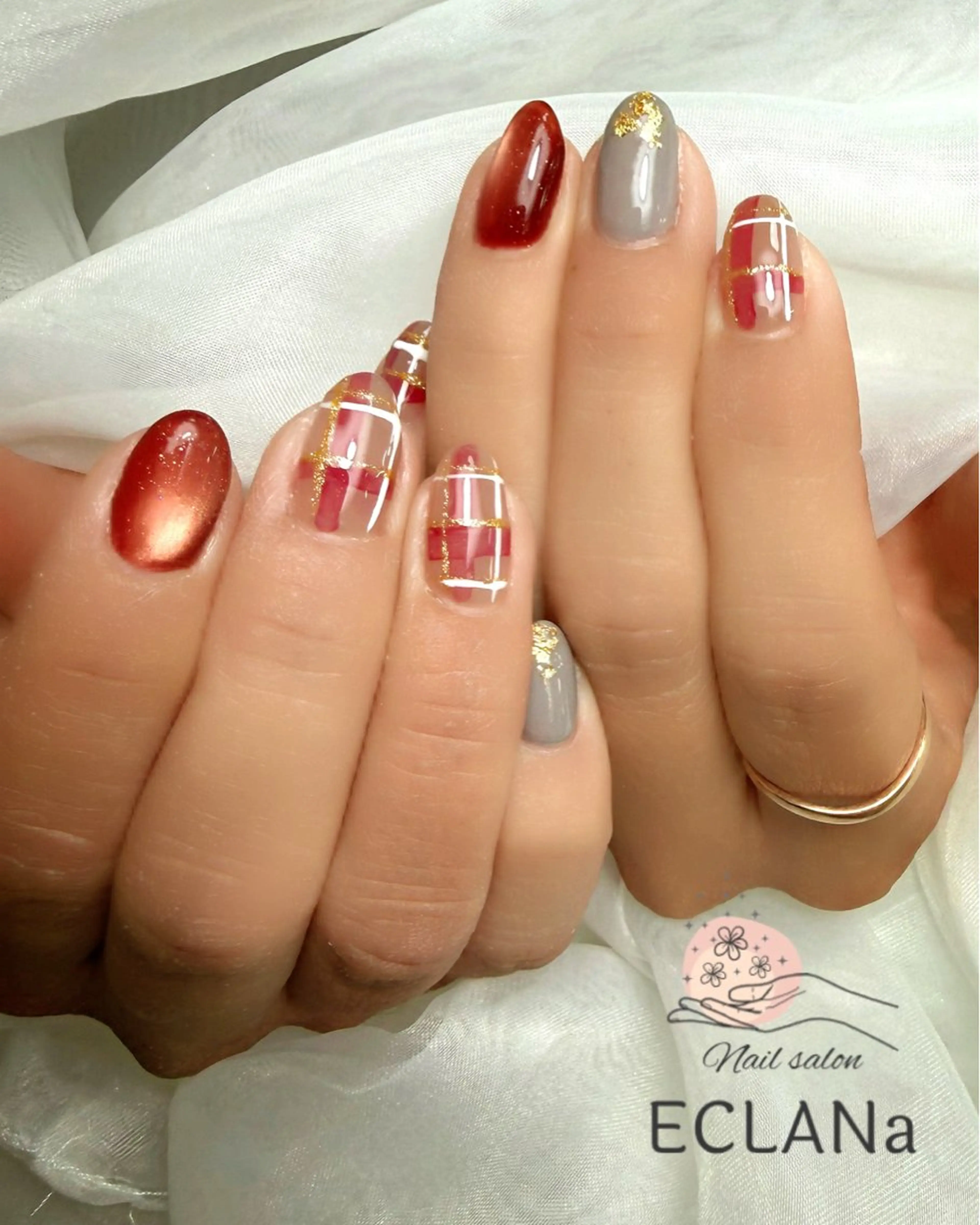 ネイル ハンドネイル Nail salon ECLANaのネイルデザイン