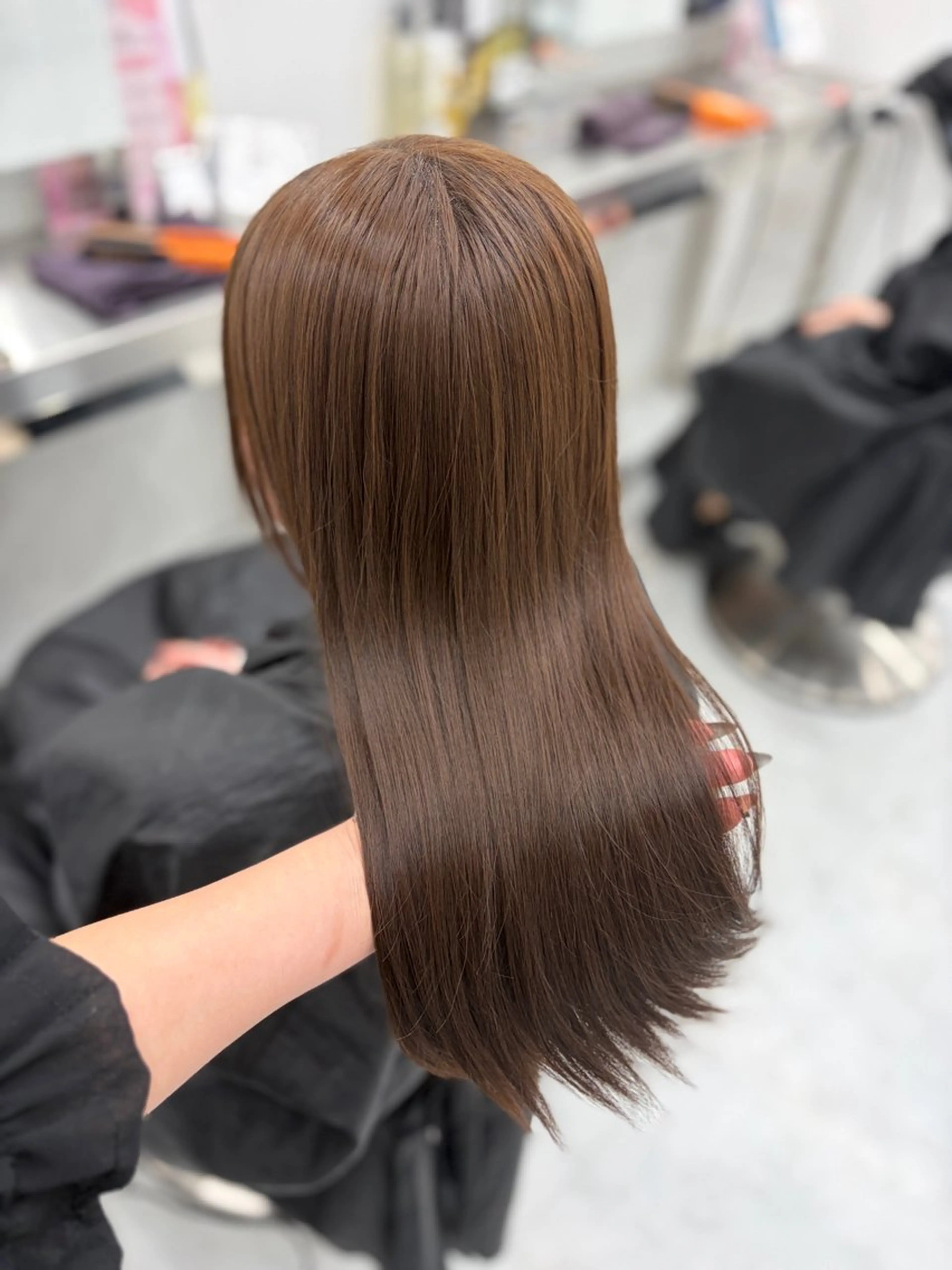 カラー ヘアカラー トリートメント ヘアセット 透明感うる艶カラー 🤍MANAMIのヘアスタイル