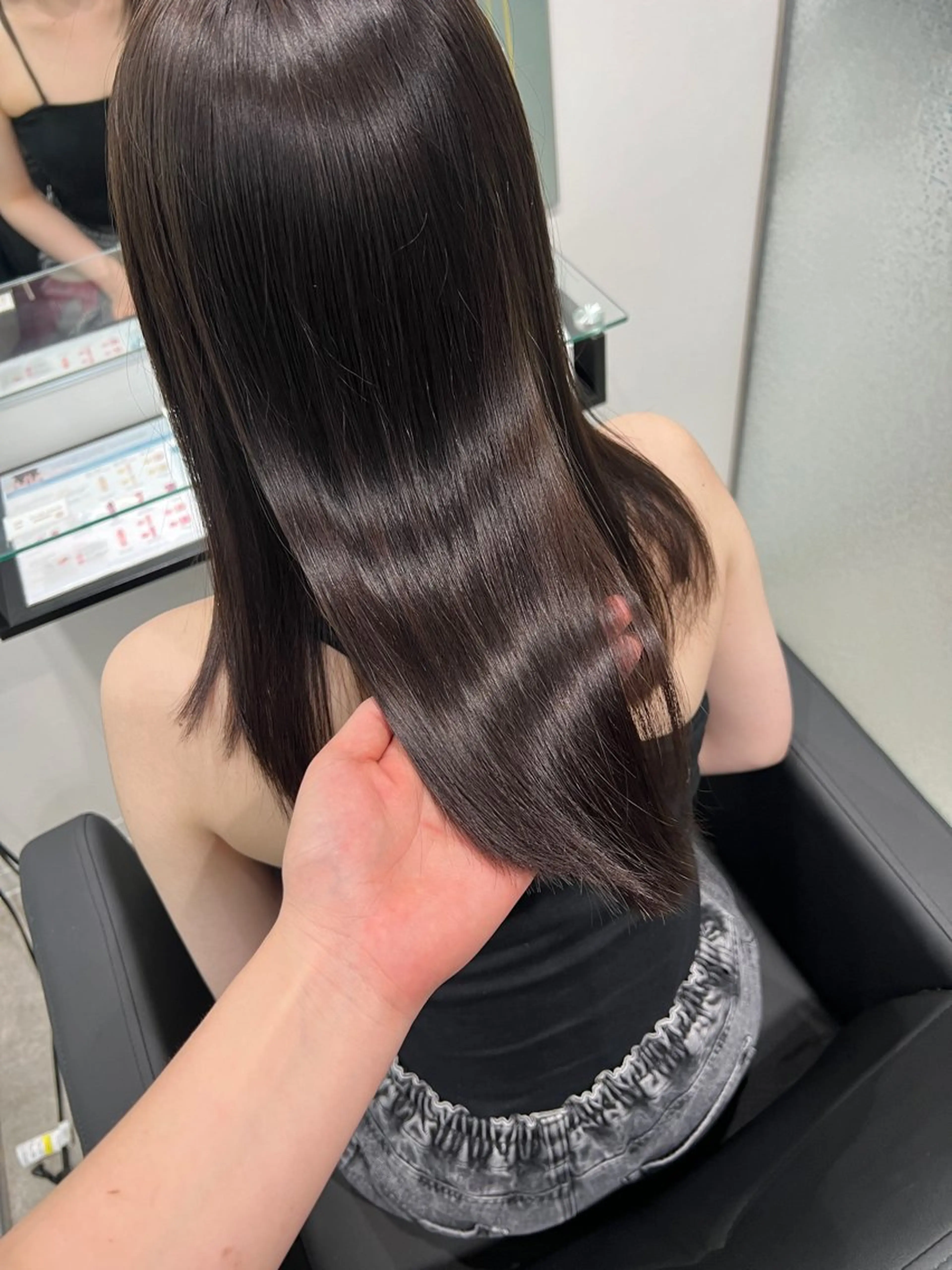 《ストレートパーマ》ダメージを少なく、真っ直ぐまとまりのある髪の毛になりたい方へ🕯🤍✨の写真