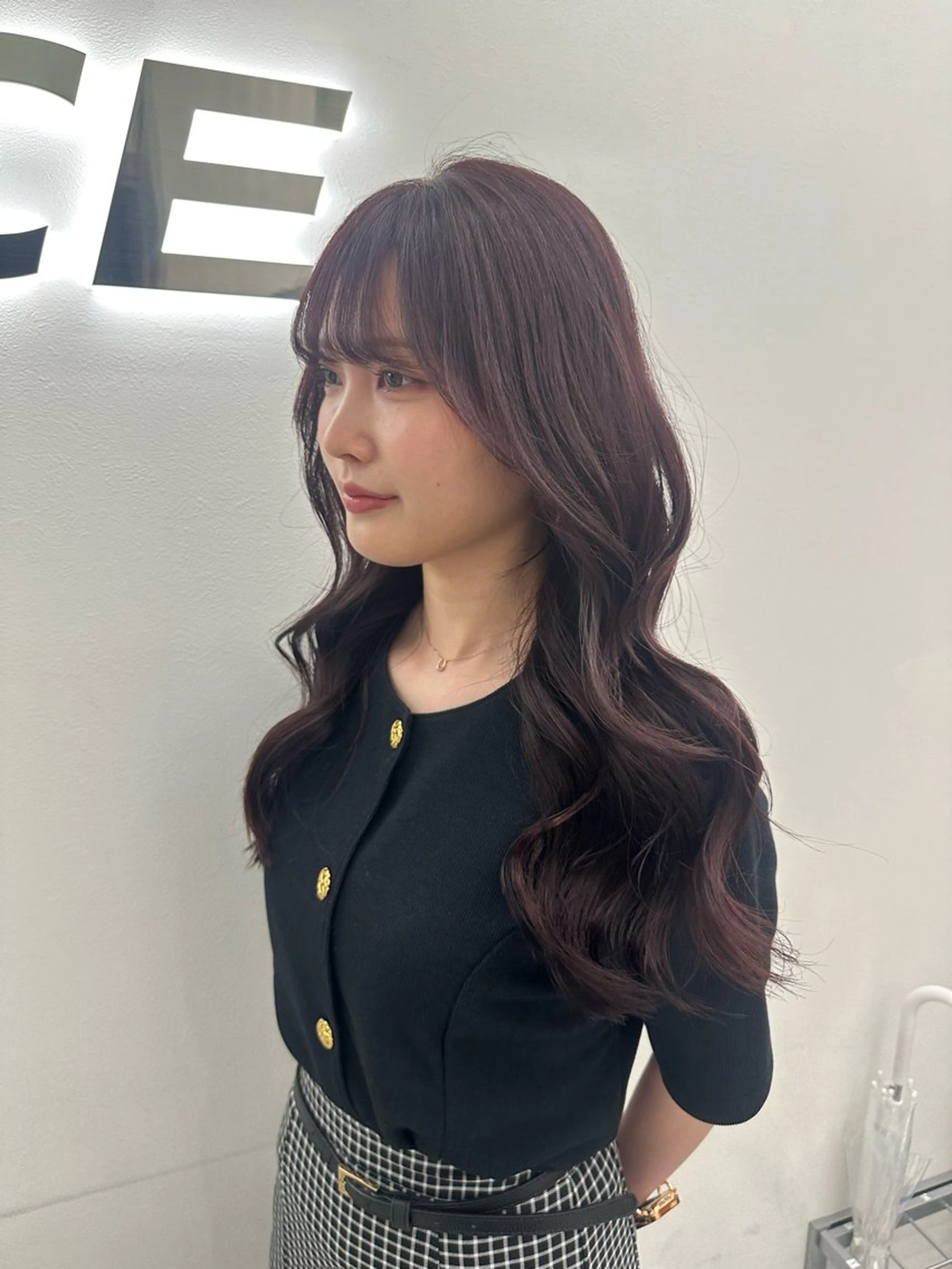 ロング カラー ヘアアレンジ ヘアセット 大人っぽ中韓レディ ヘア🤍MAOのヘアスタイル