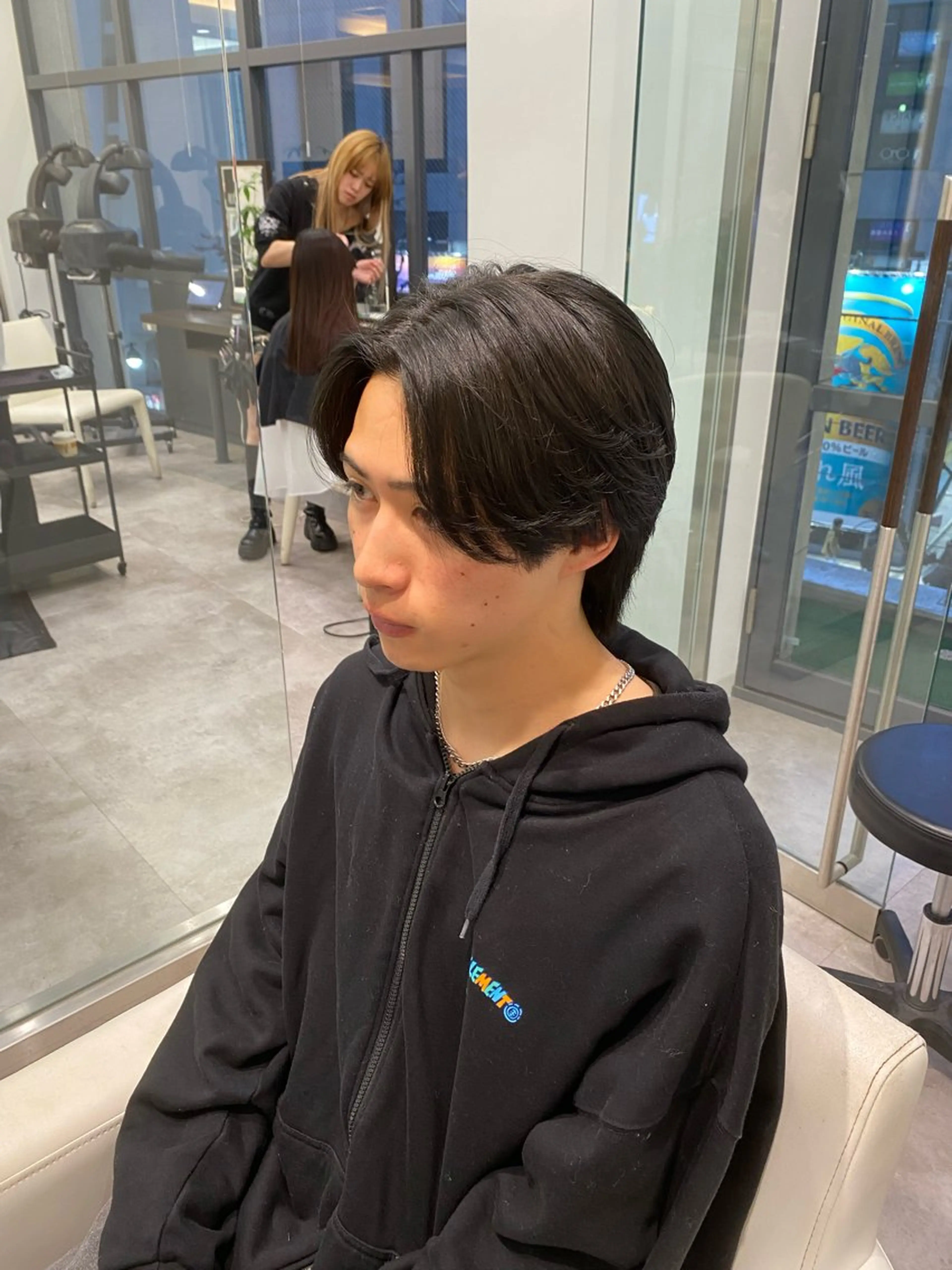 カラー メンズ グレージュ オリーブグレージュ オリーブグレー カット ヘアカラー 韓国風メンズヘア💫 ツイスパ💫saraのヘアスタイル