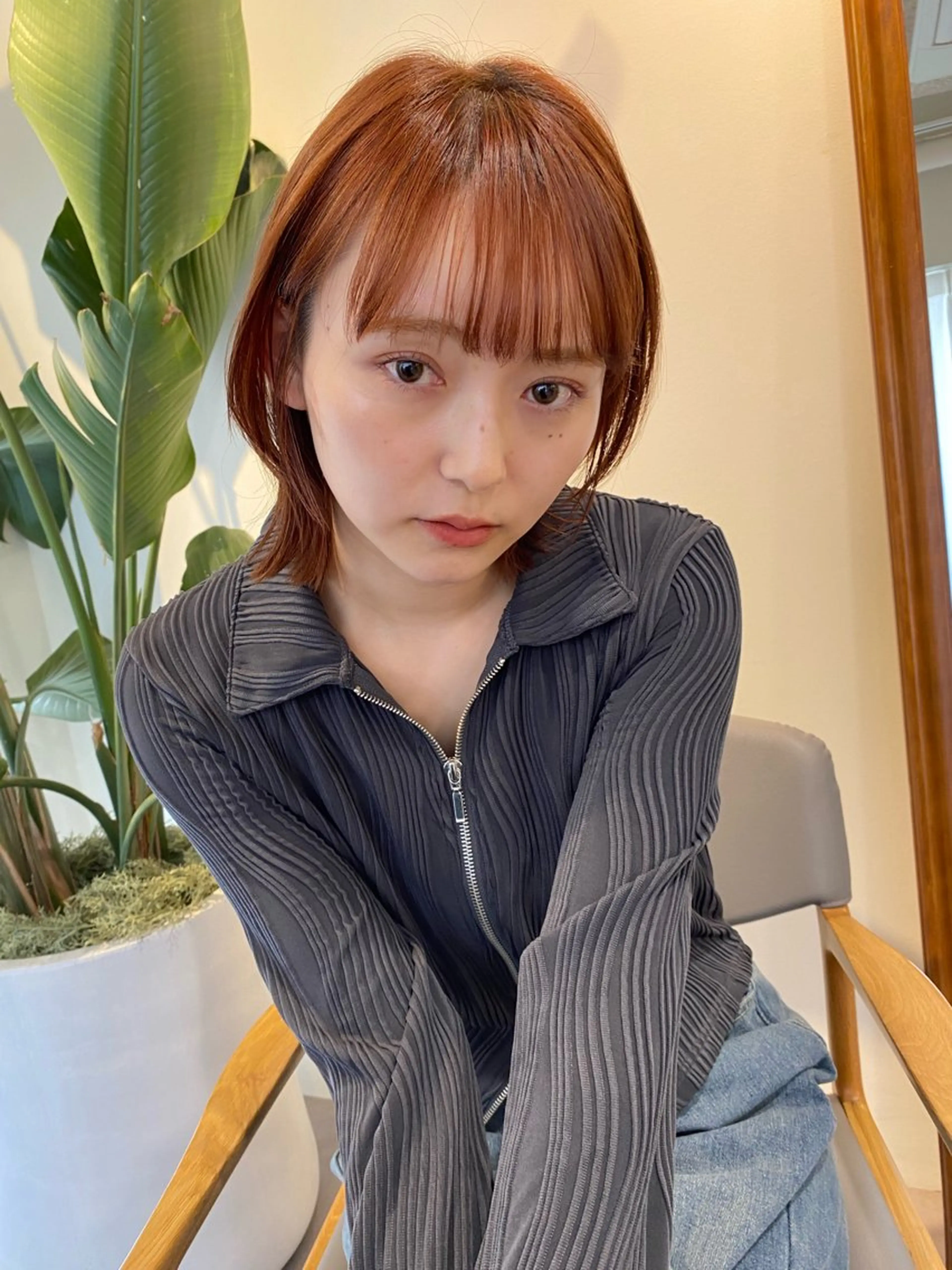 ミディアム カラー 当日予約大歓迎💗 依田瑞希のヘアスタイル