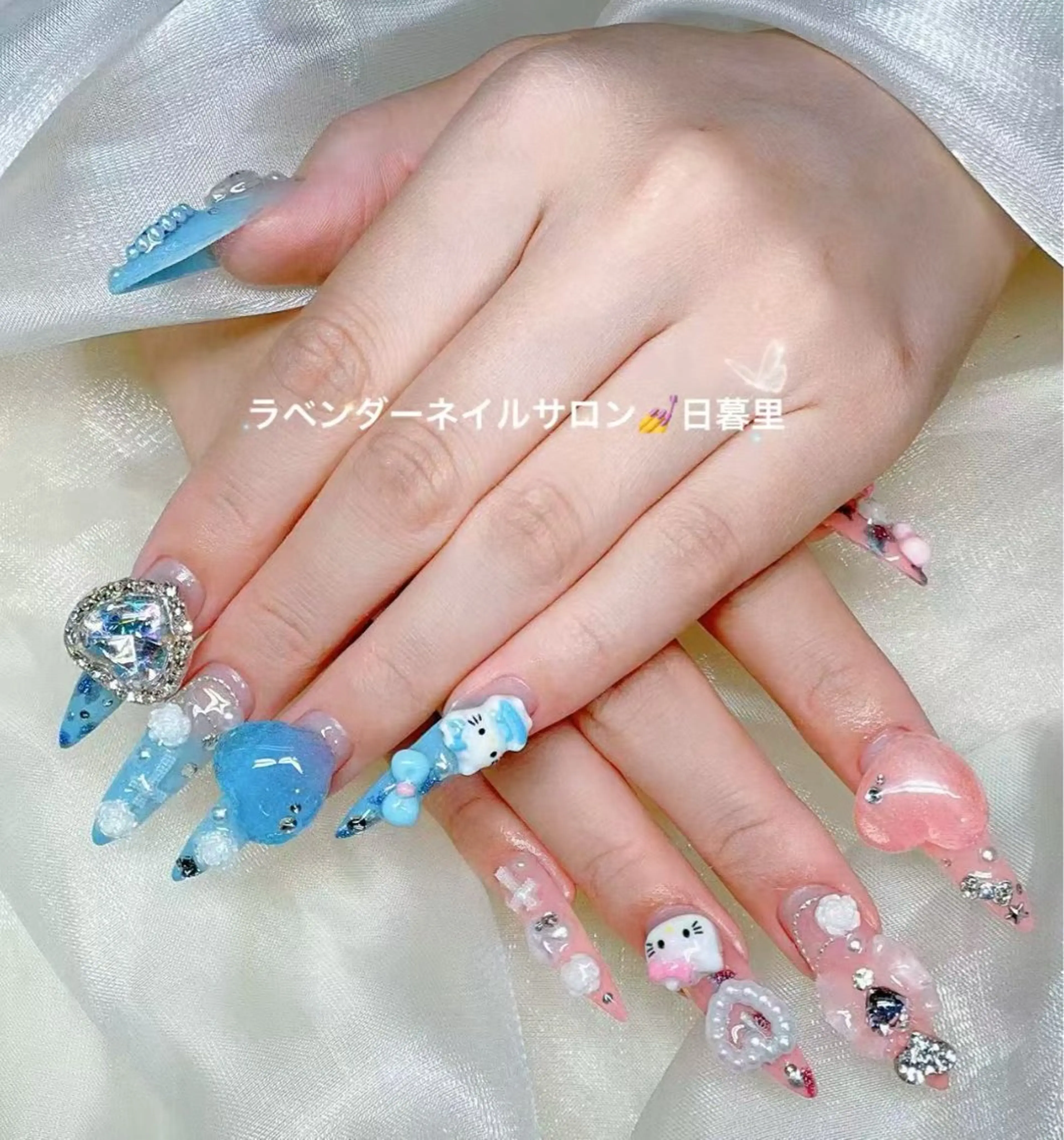 ネイル ラベンダー💖日暮里 ルル💖ネイルのネイルデザイン