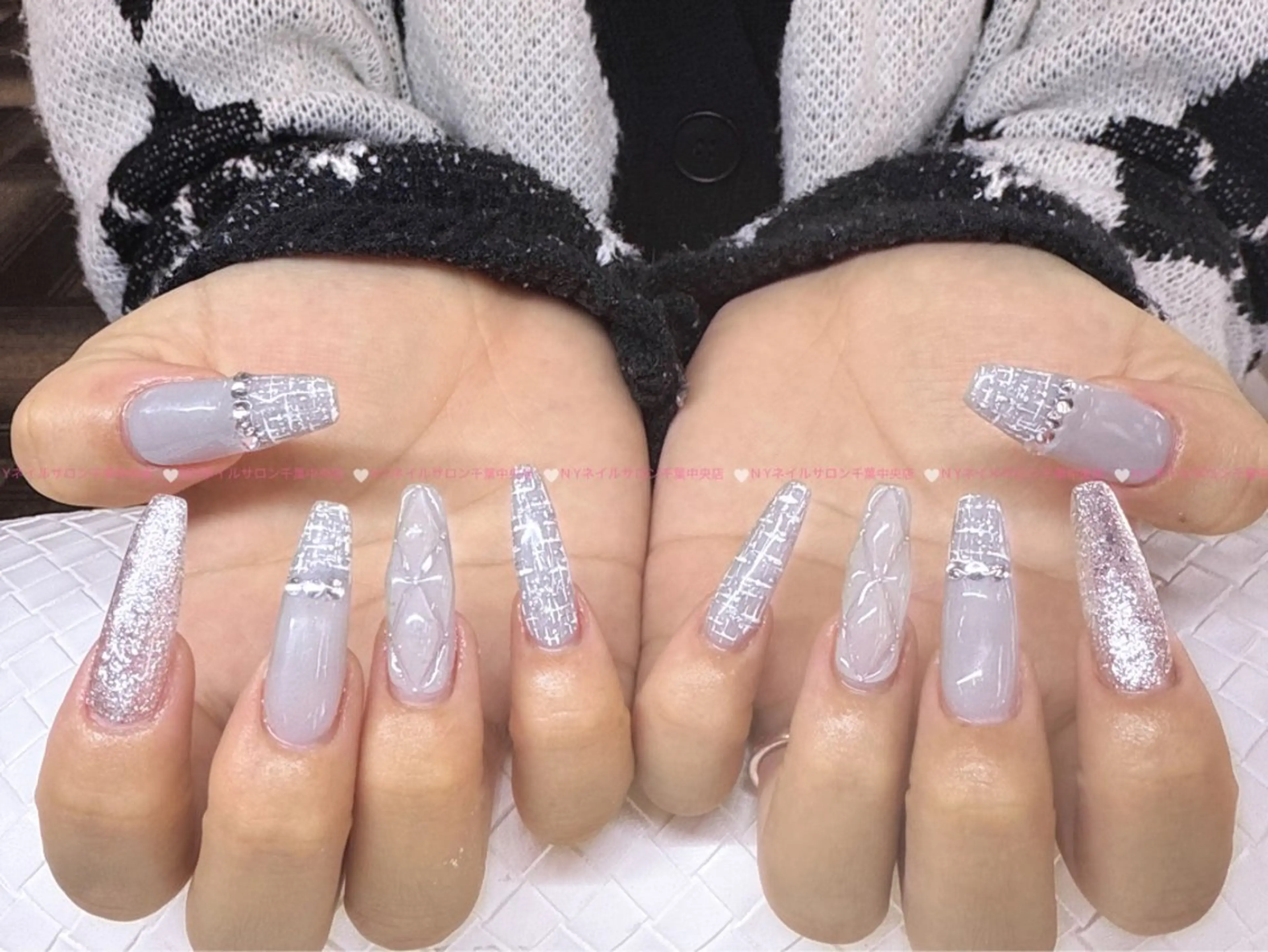 ネイル アートネイル 長さ出し フットネイル フレンチネイル ジェルネイル ハンドネイル NYネイルサロン　千葉中央店所属・NYネイルサロン 千葉中央店のネイルデザイン