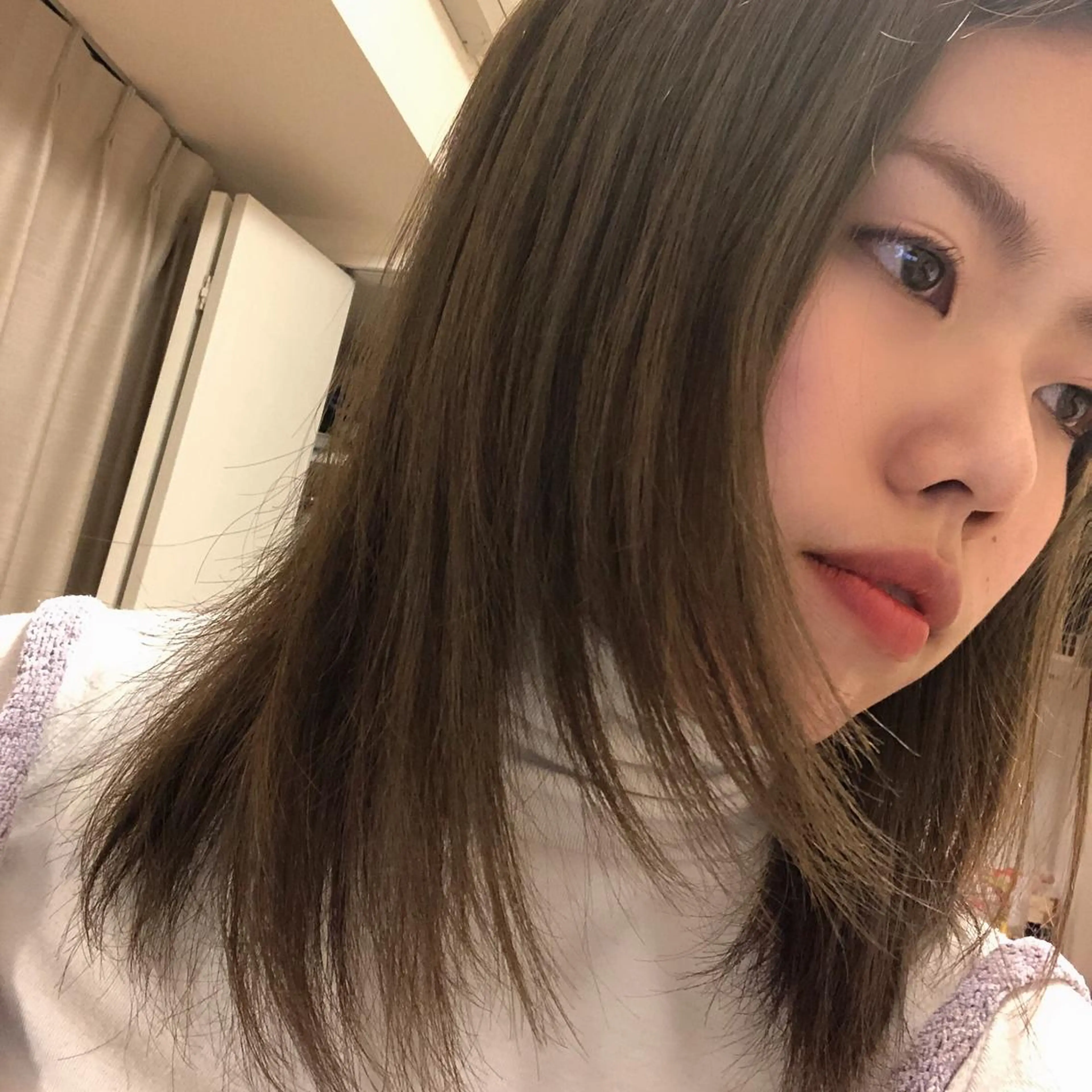 ロング 顔周りカット レイヤーカット 小顔カット SALOWIN梅田茶屋町Suite店所属・韓国美容室出身 🌹Sana/梅田のヘアスタイル