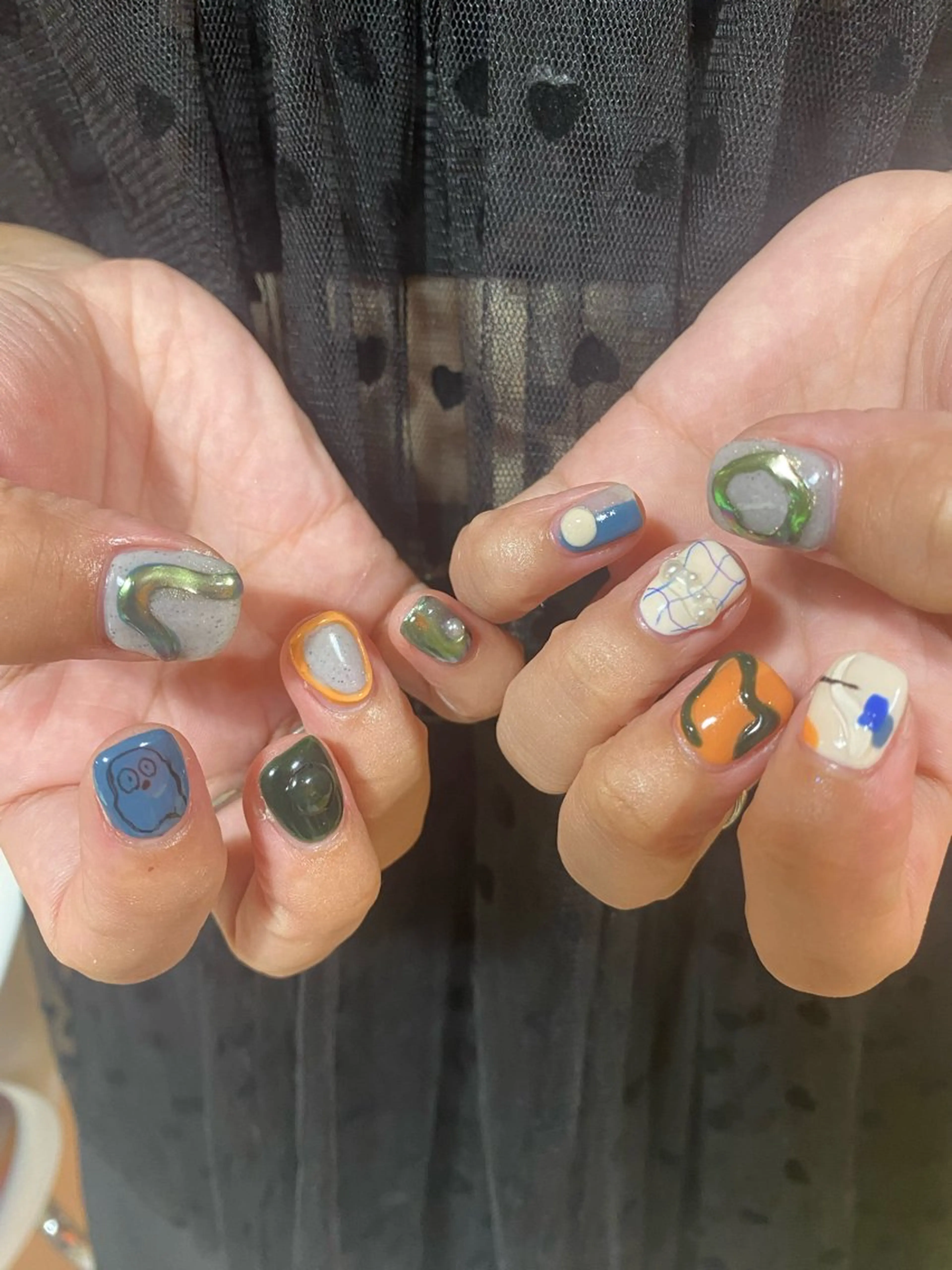 ネイル .unff所属・hana (..)個 性派/メンズネイル◎のネイルデザイン