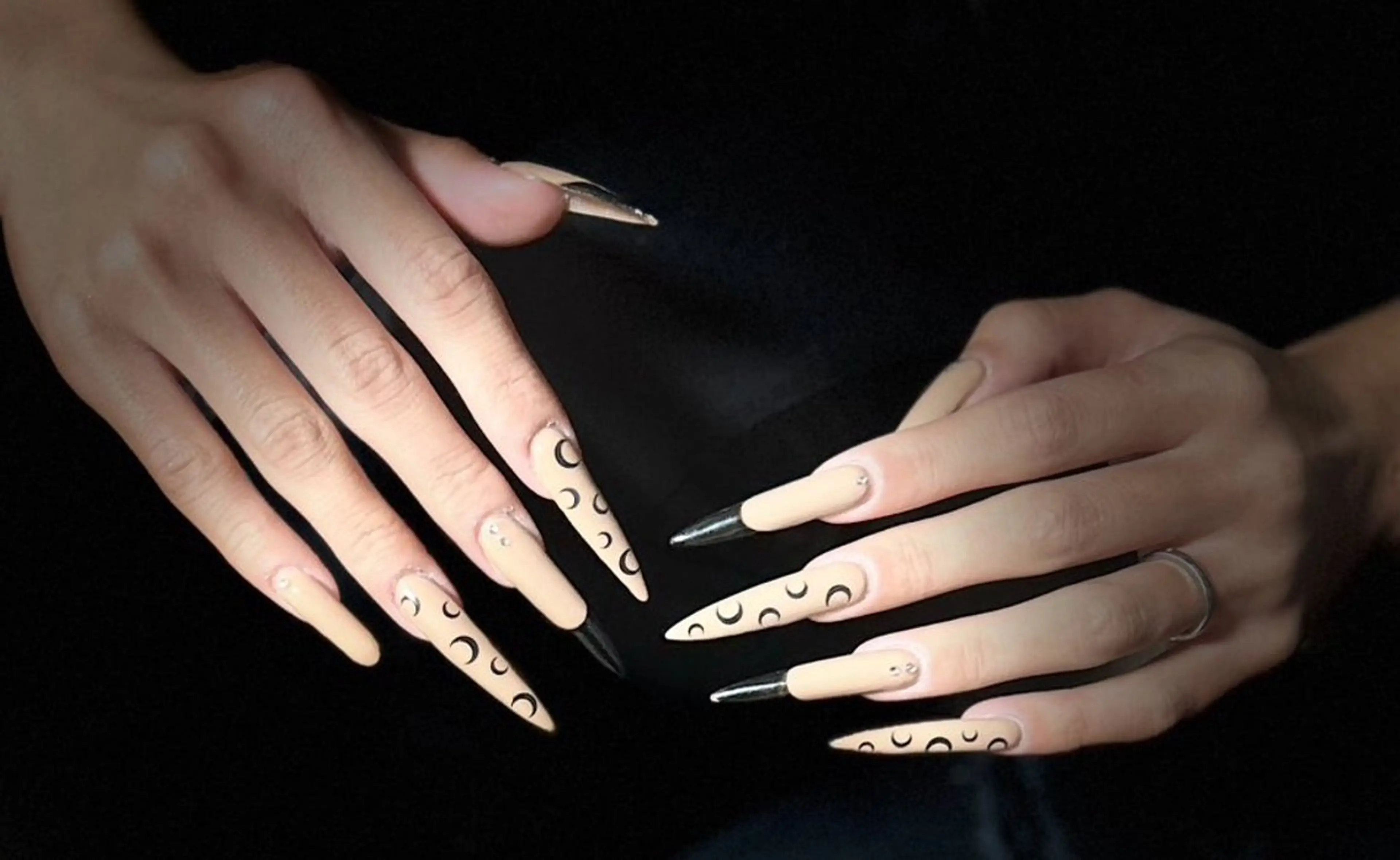 ネイル ロングネイル スーパーロングネイル calme -和-のネイルデザイン