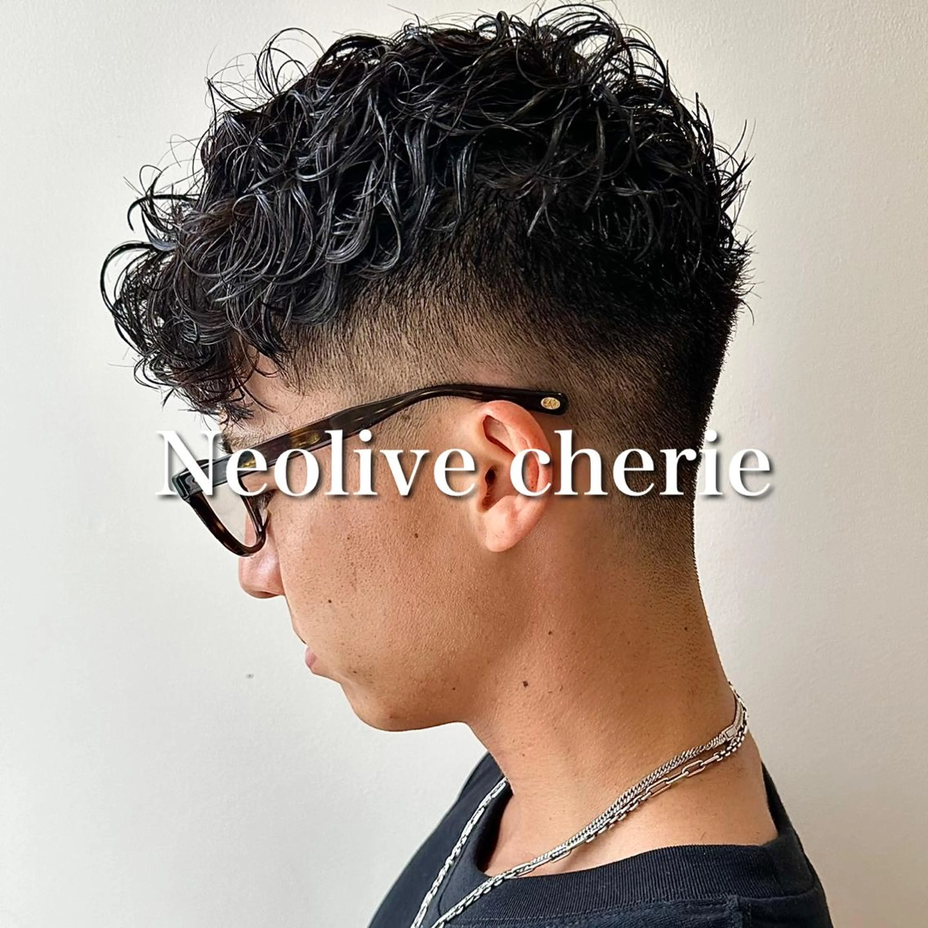 パーマ メンズ カット 増渕 駿介のヘアスタイル