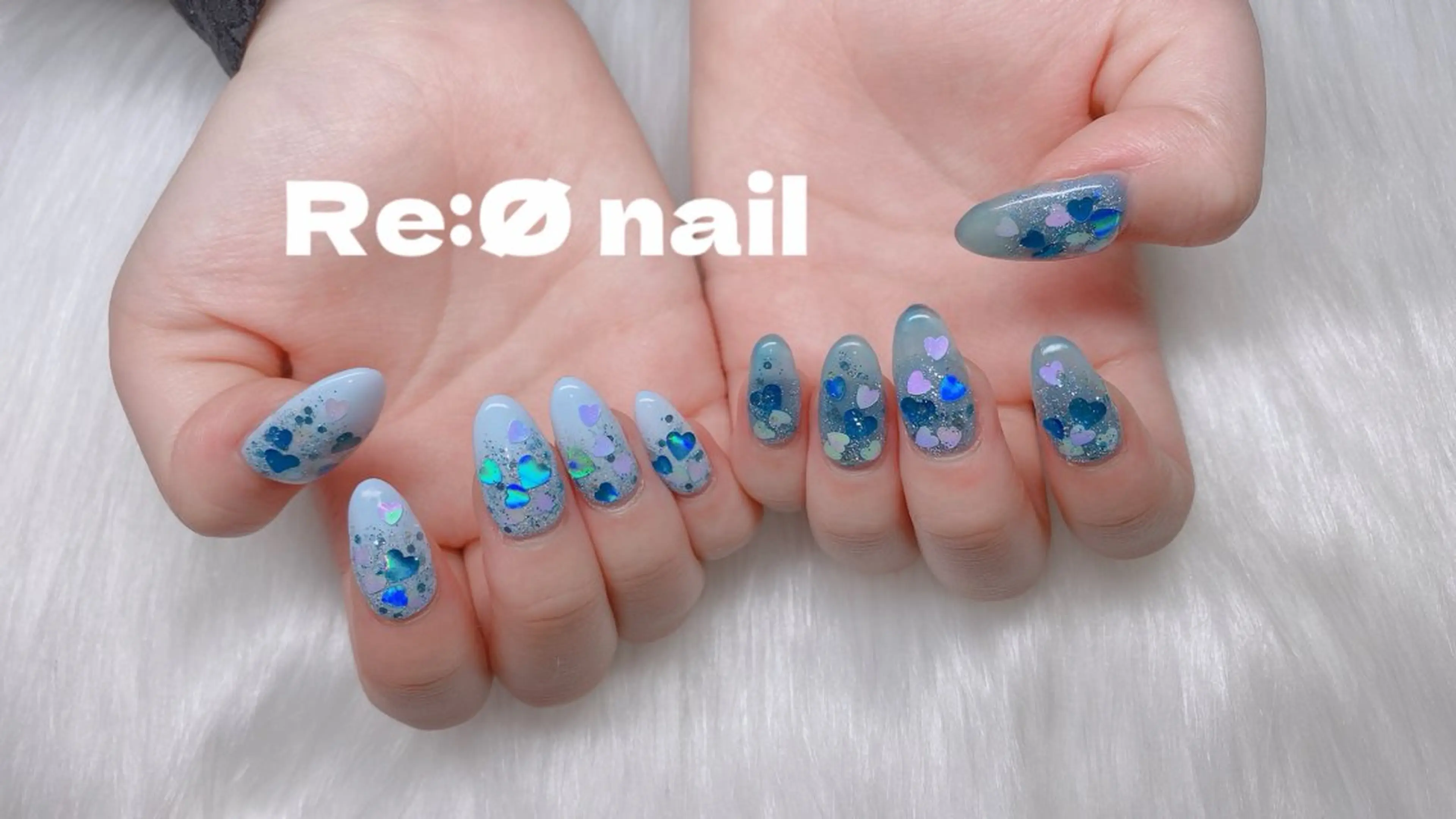 ネイル ハンドネイル Re:Ø nail 🩵TSUJIのネイルデザイン