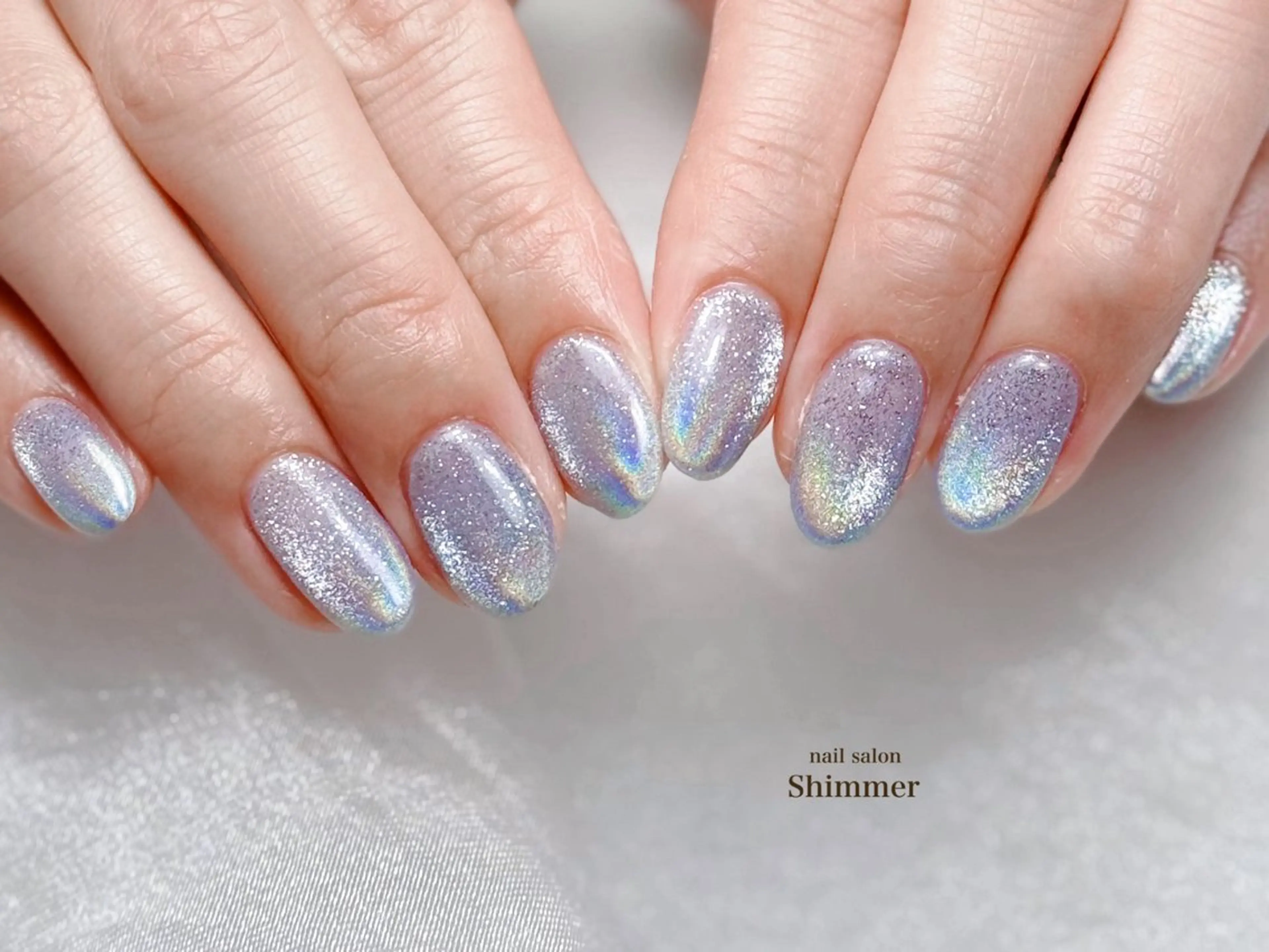 ネイル ハンドネイル Shimmer Risaのネイルデザイン