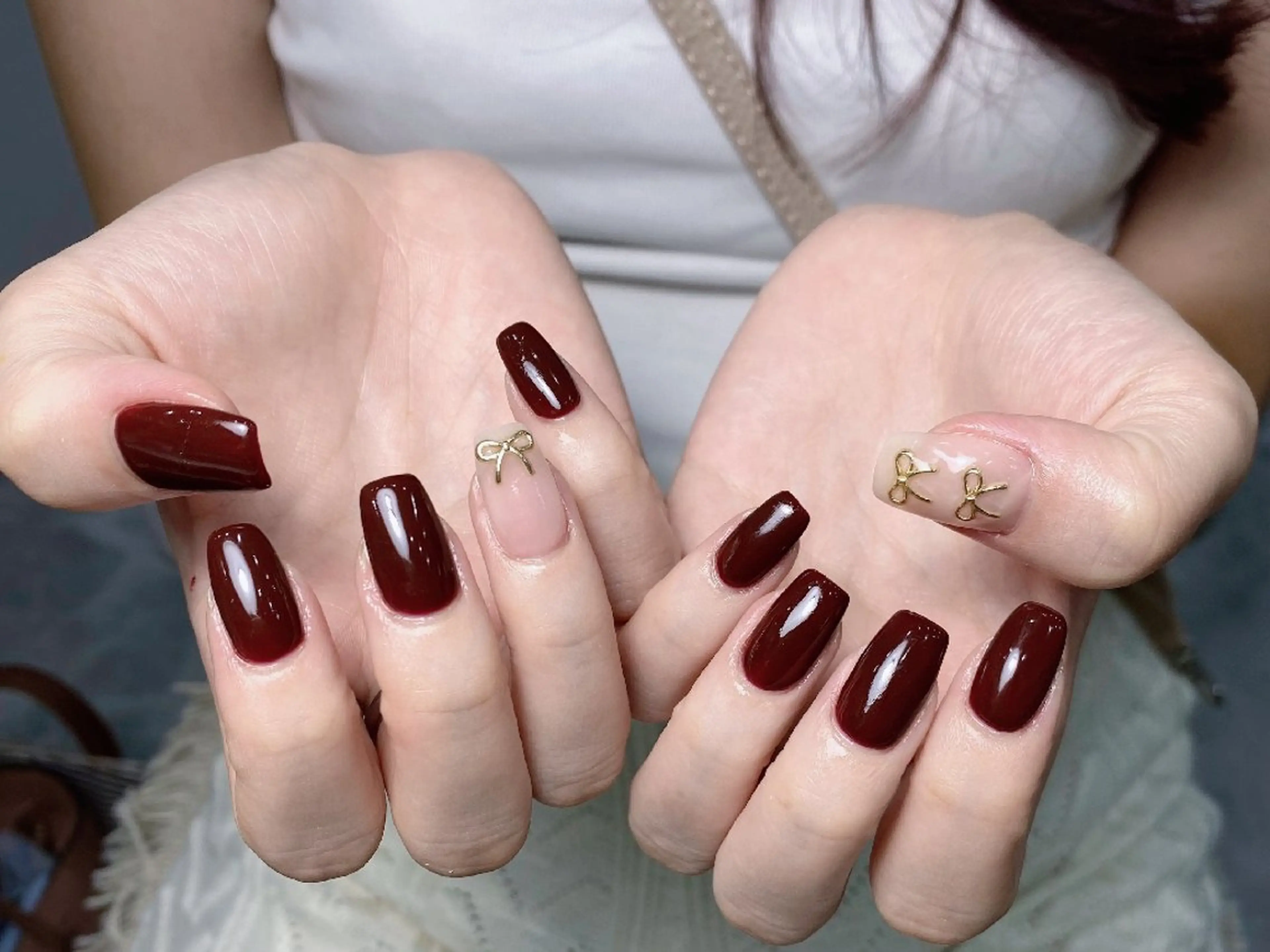 ハンド・ワンカラ+2個パーツ/2本埋め尽くし（予約は21時まで）の写真