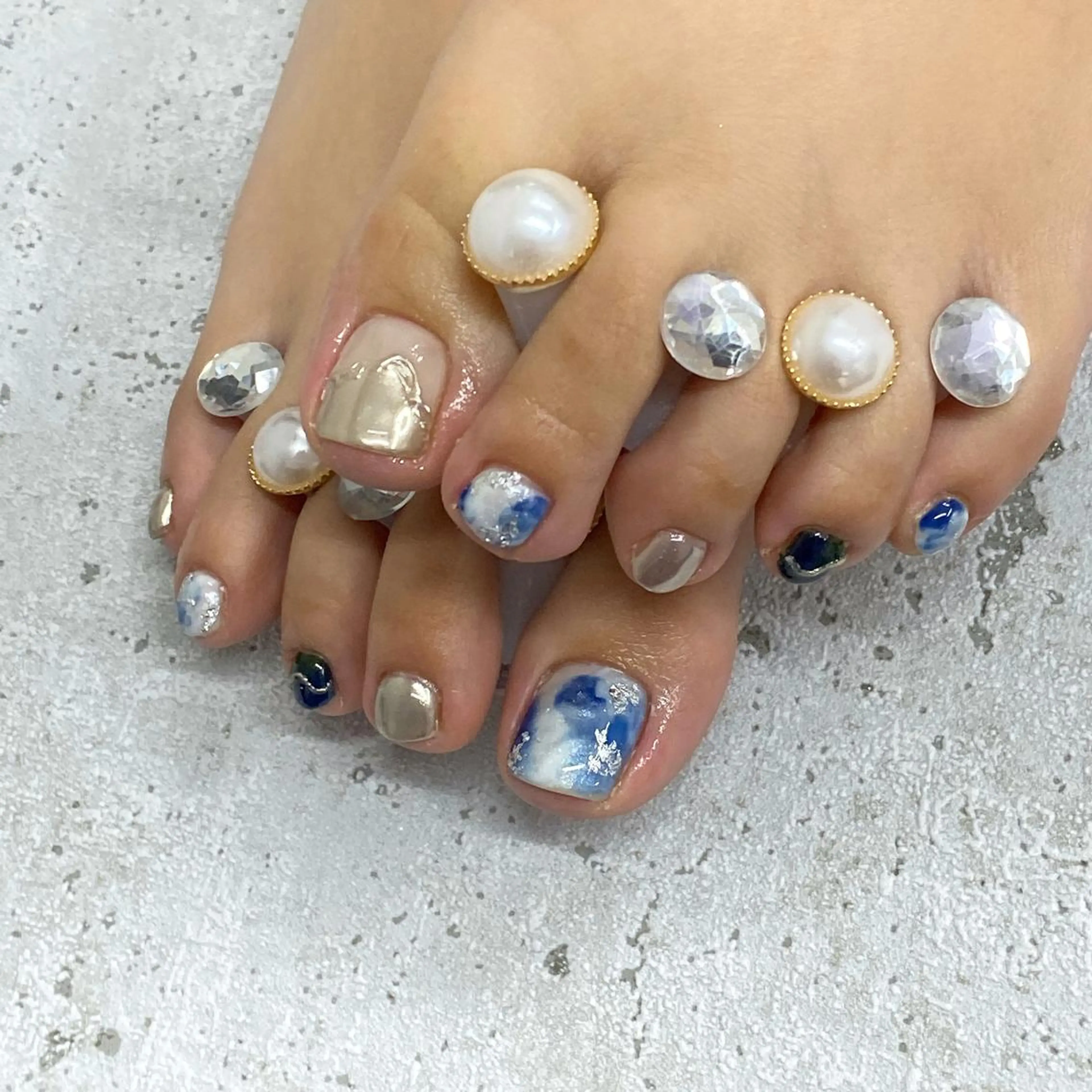 ネイル JERRIE 　 韓国ネイル/自爪育成所属・✴︎JERRIE✴︎ フィルイン対応店のネイルデザイン