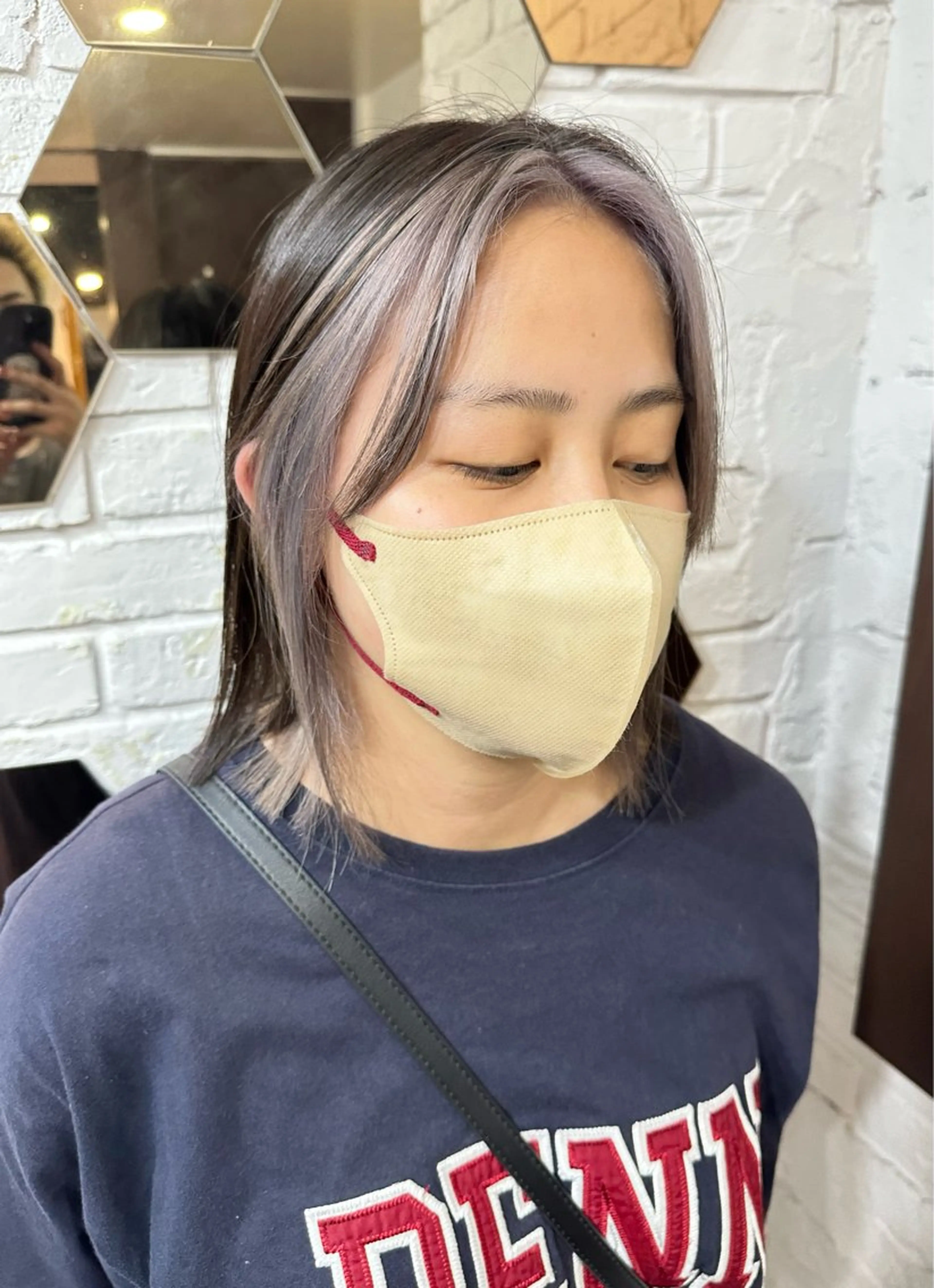 カラー ヘアカラー トリートメント 艶髪カラー/レイヤ ー支持No.1renのヘアスタイル