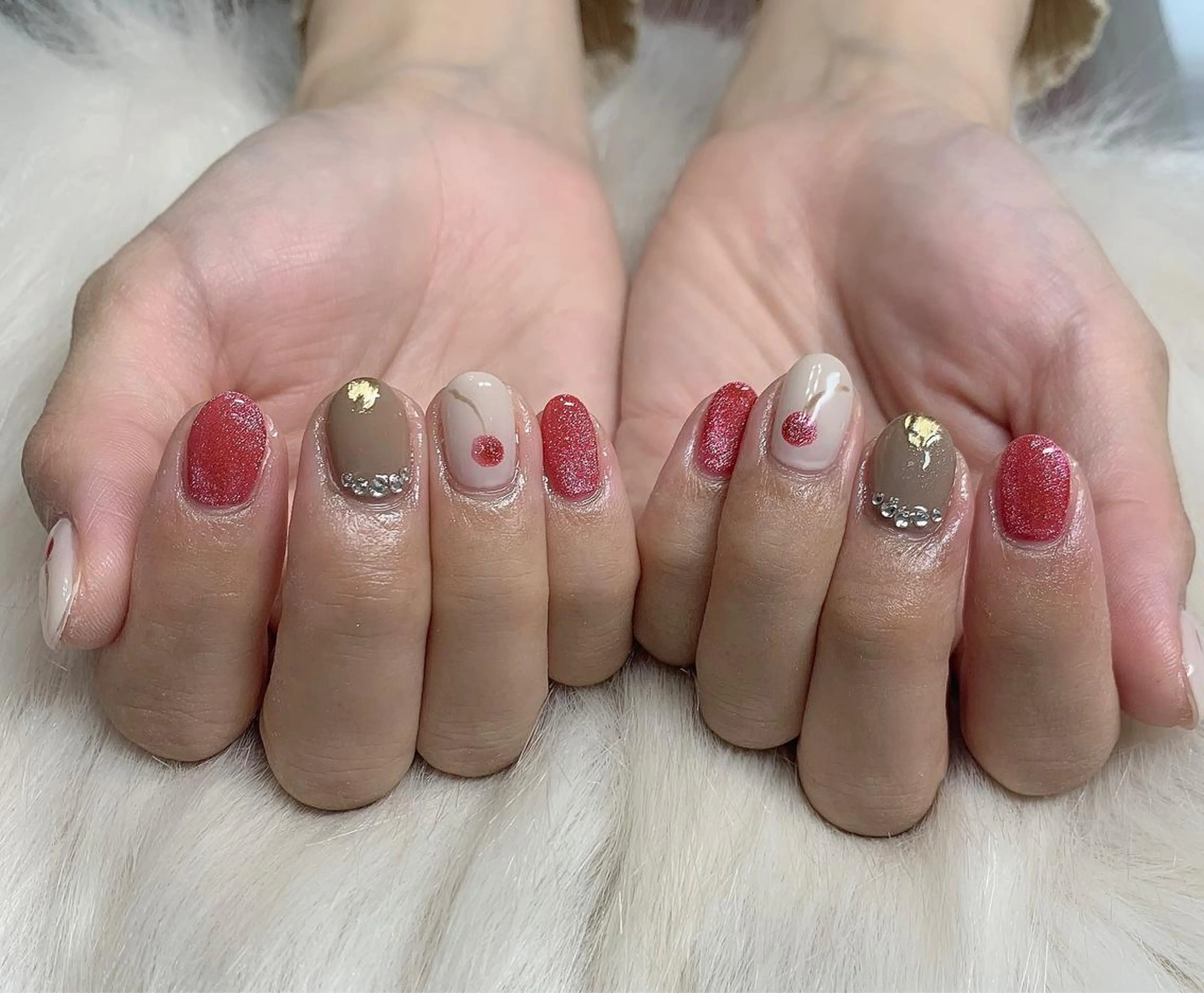 ネイル アートネイル マグネットネイル Nail Salon Momoのネイルデザイン