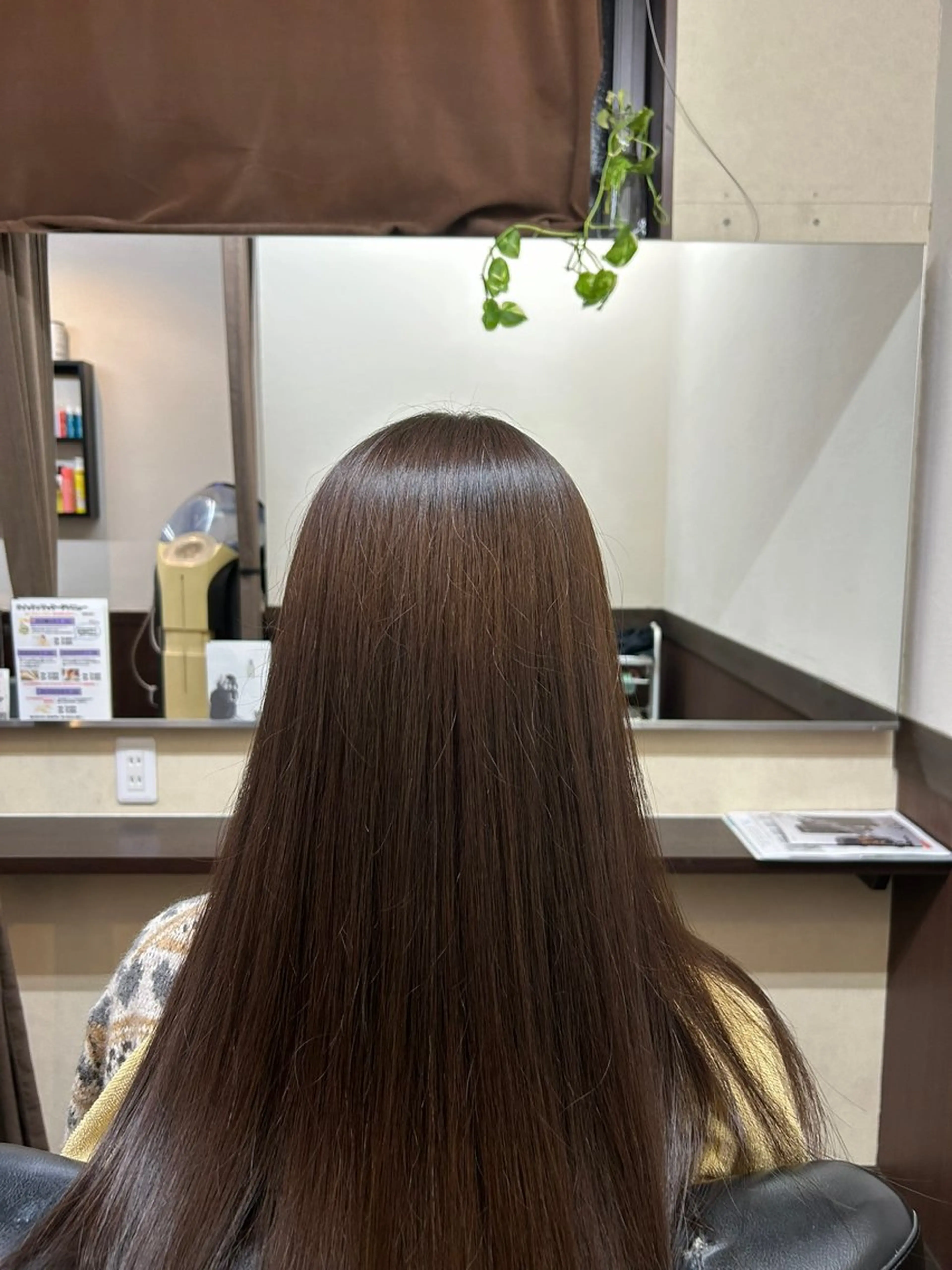 ロング 縮毛矯正 篠田 蒼のヘアスタイル
