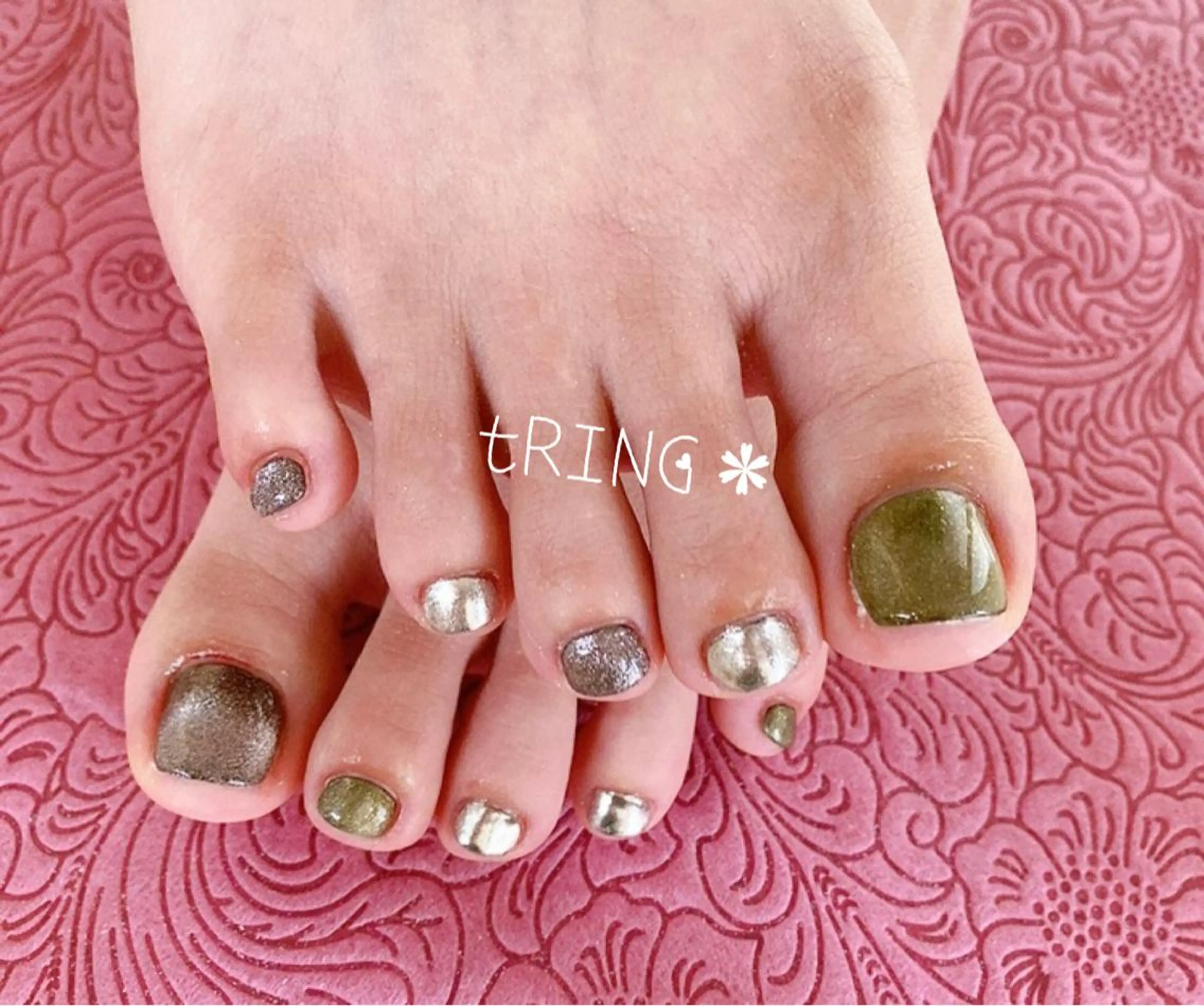 ネイル フットネイル tRING＊ しいの木台のネイルデザイン