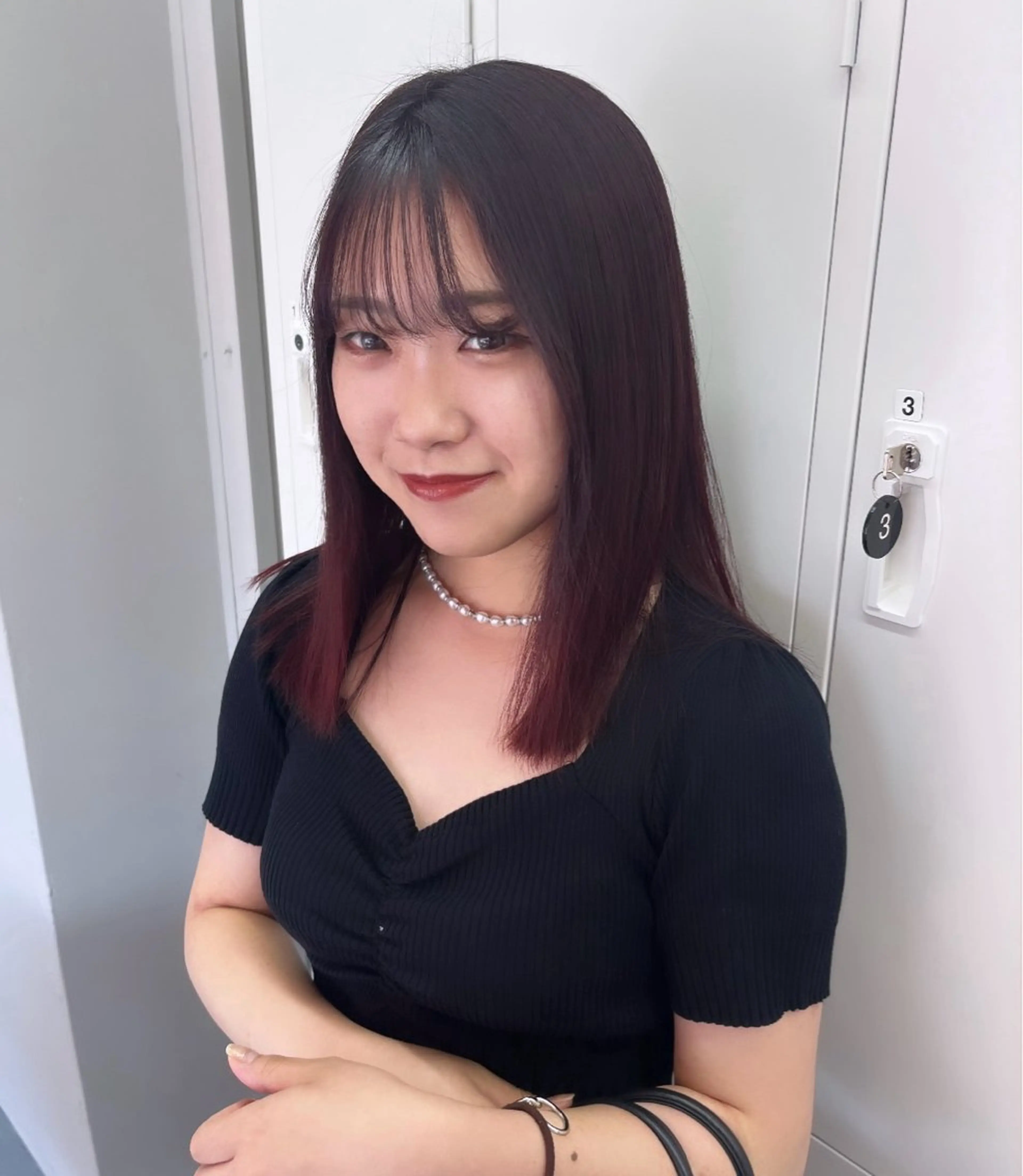 ❄️12月のみ限定❄️【💎人気No.1メニュー💎】高発色クオルシアカラー➕カシミヤ髪質改善トリートメント✨️の写真