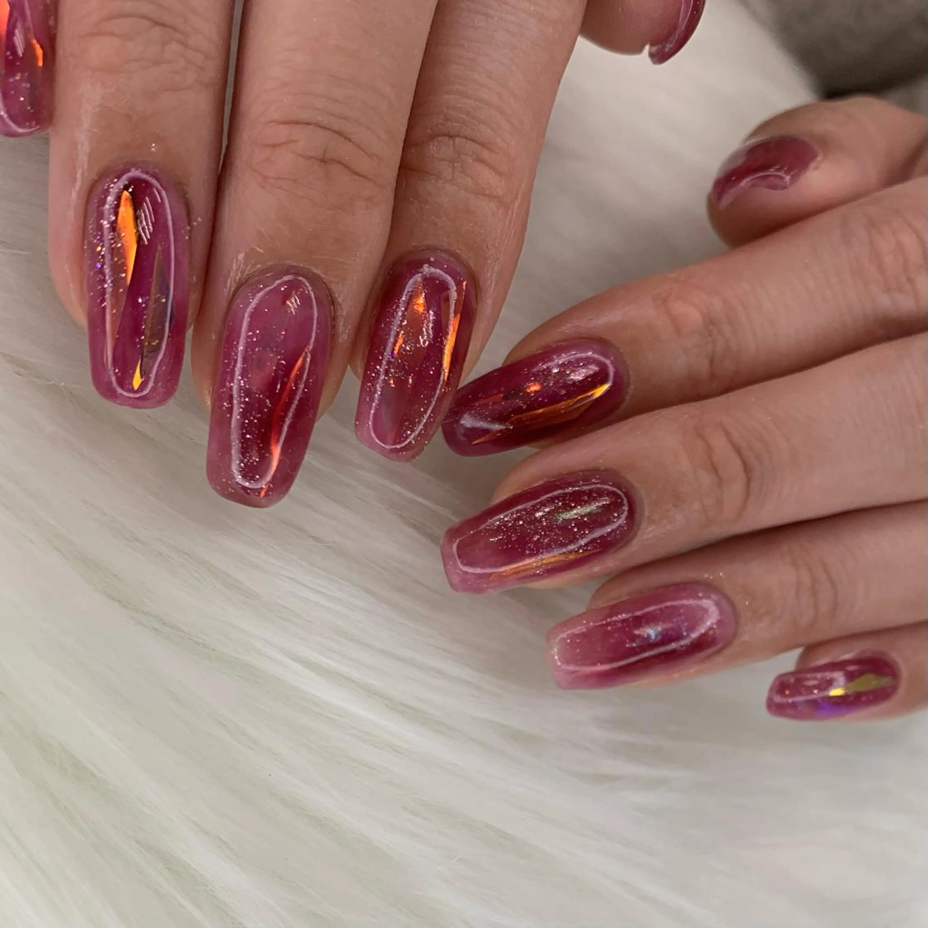 ロング カラー ネイル be-cares beauty(豊川店のネイルデザイン