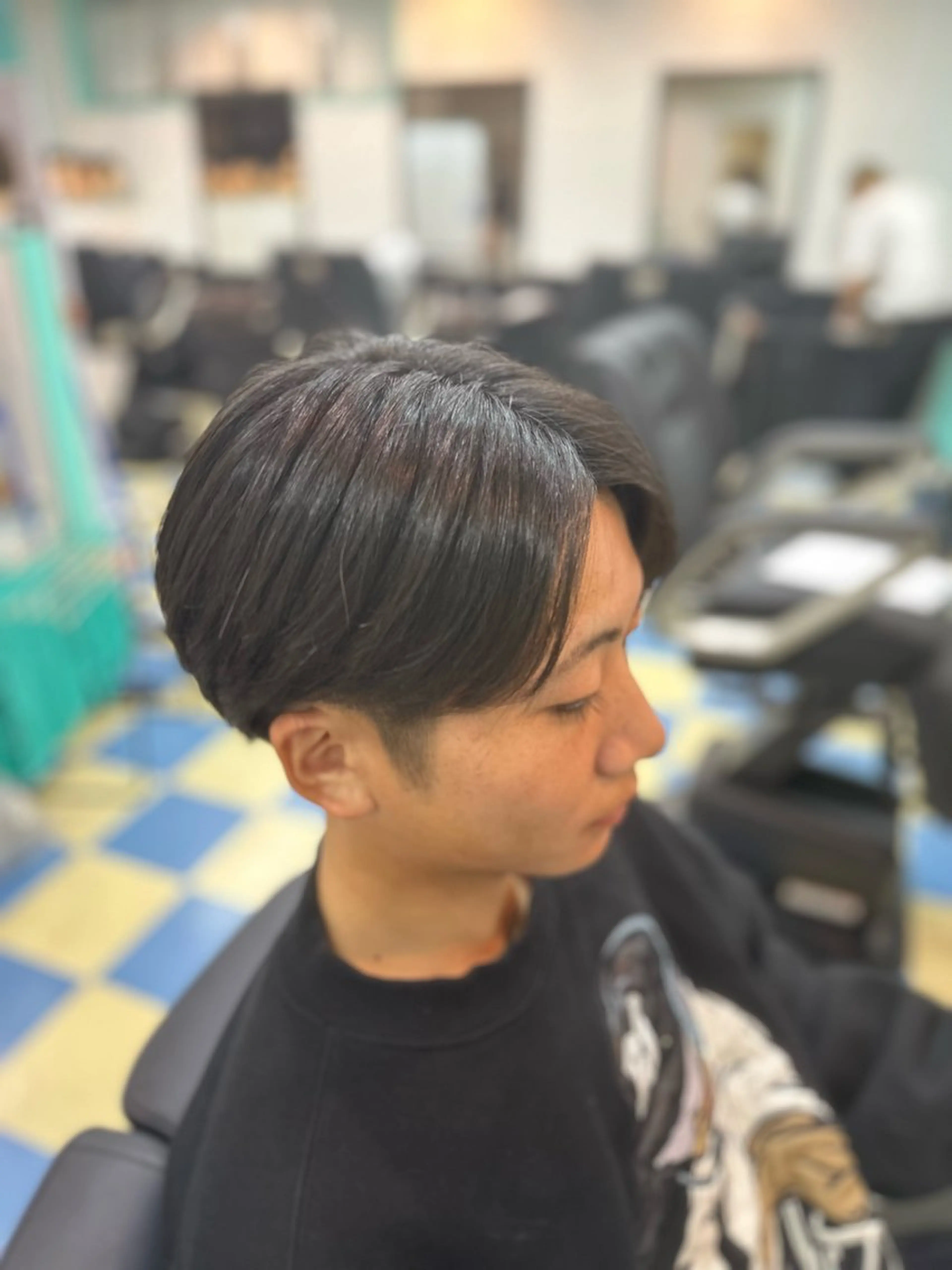 メンズ センターパート DAMDEE TOKYO HAIR LOUNGE 上野本店所属・メンズ特化/フェード /パーマ/かいりのヘアスタイル